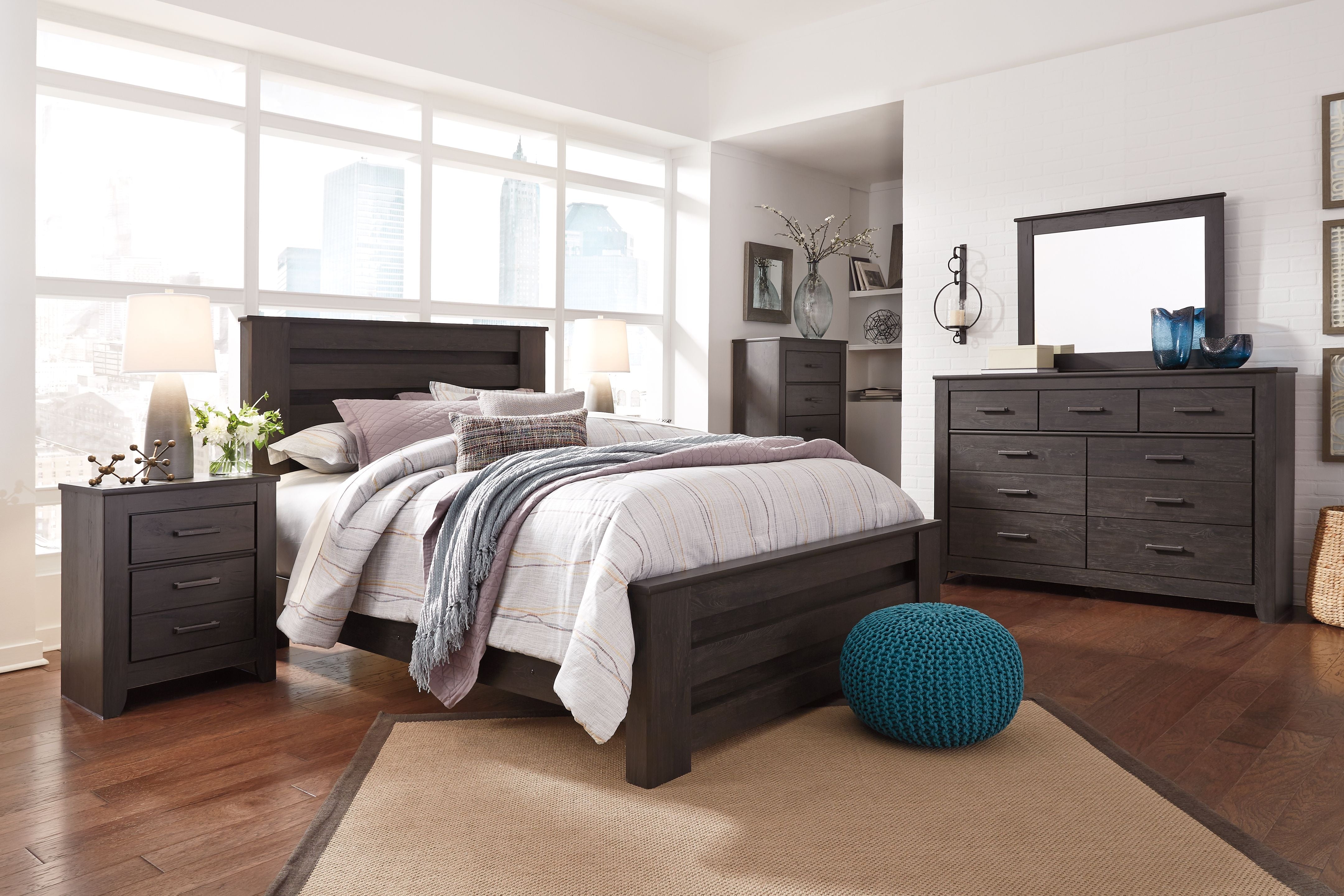 Signature Design by Ashley® Brinxton - Panel Bedroom Set | Meri Furniture