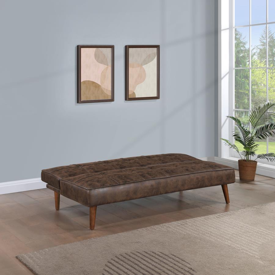 Coaster Fine Furniture Jenson - Upholstered Tufted Convertible Sofa Bed | Meri Furniture