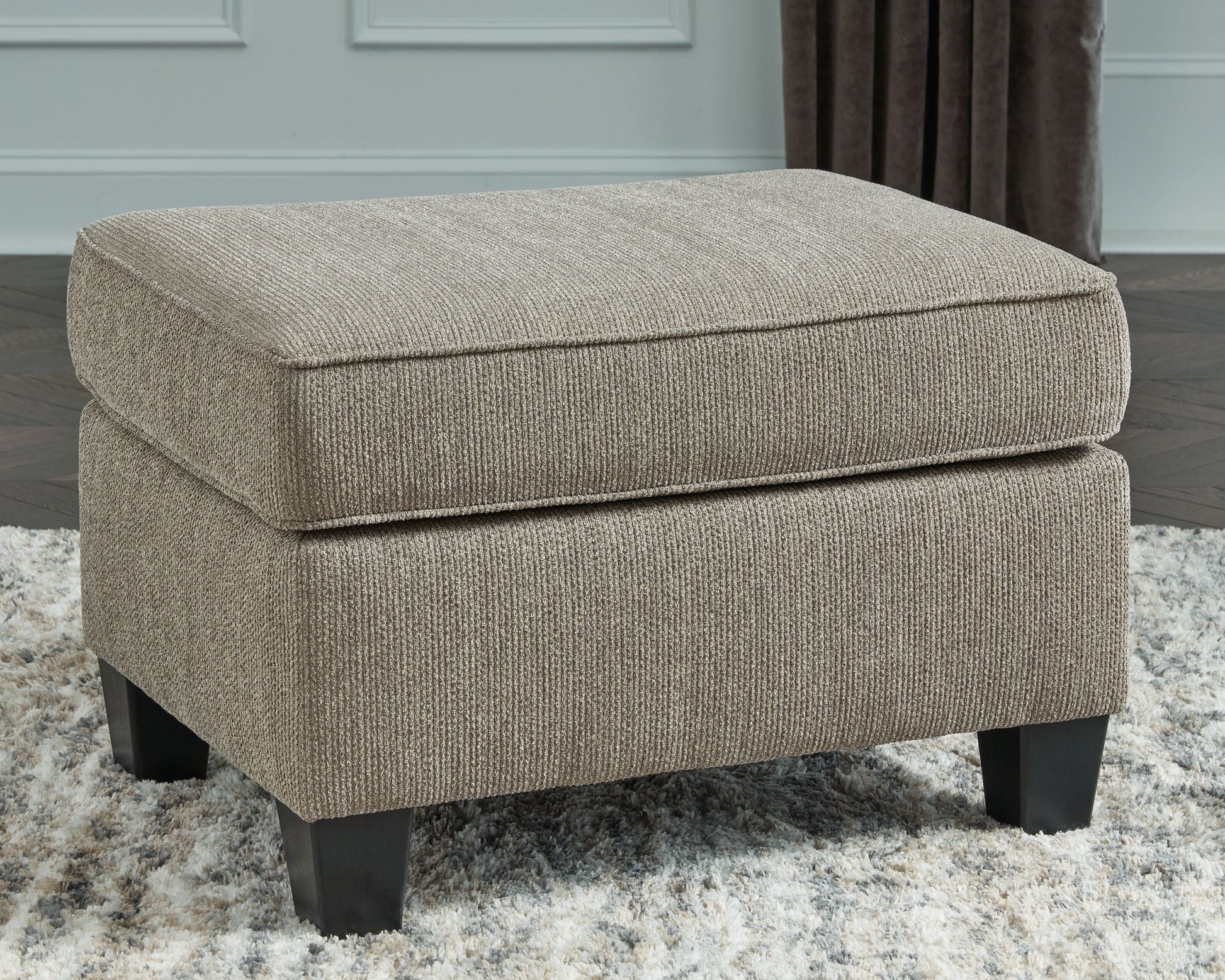 Ashley Furniture Shewsbury - Pewter - Ottoman | Meri Furniture