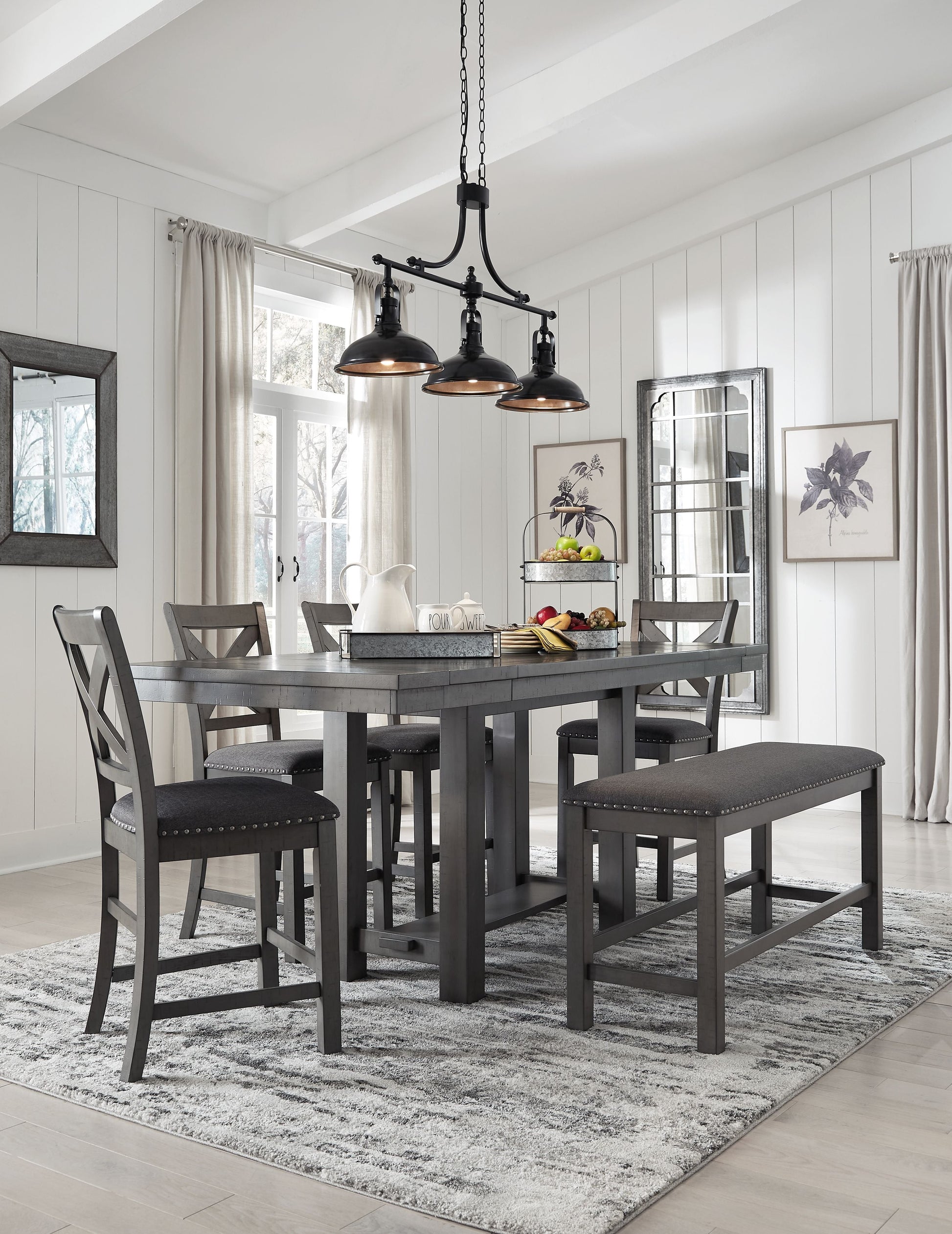 Signature Design by Ashley® Myshanna - Counter Dining Set | Meri Furniture