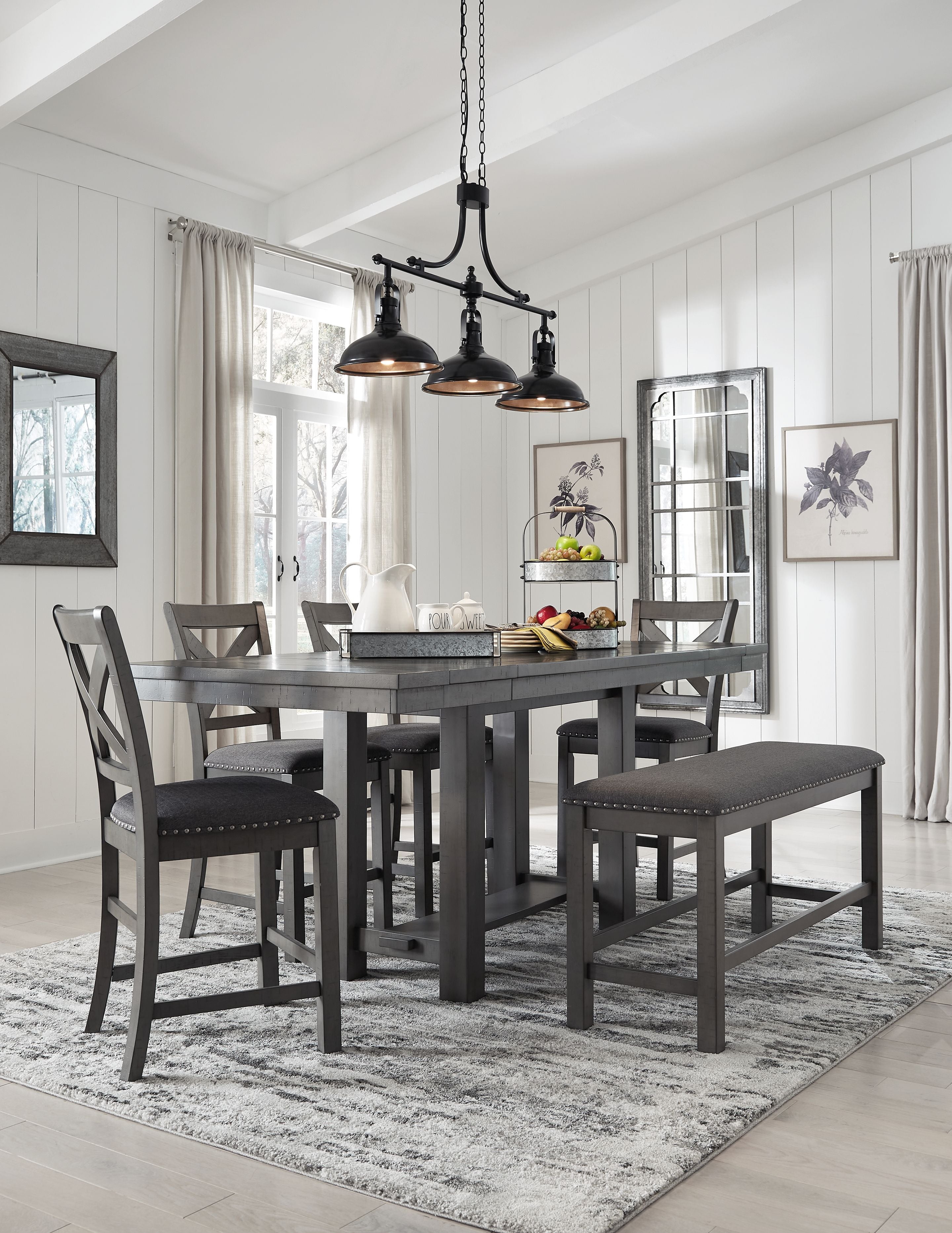 Signature Design by Ashley® Myshanna - Counter Dining Set | Meri Furniture