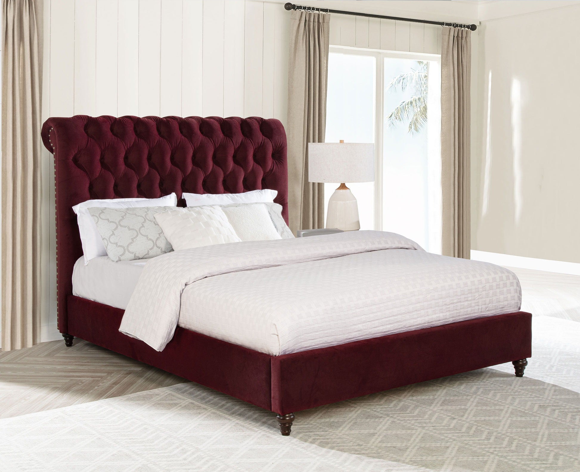 Coaster Fine Furniture Devon - Upholstered Panel Bed | Meri Furniture
