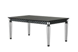 Varian II - Dining Table - Black & Sliver Finish