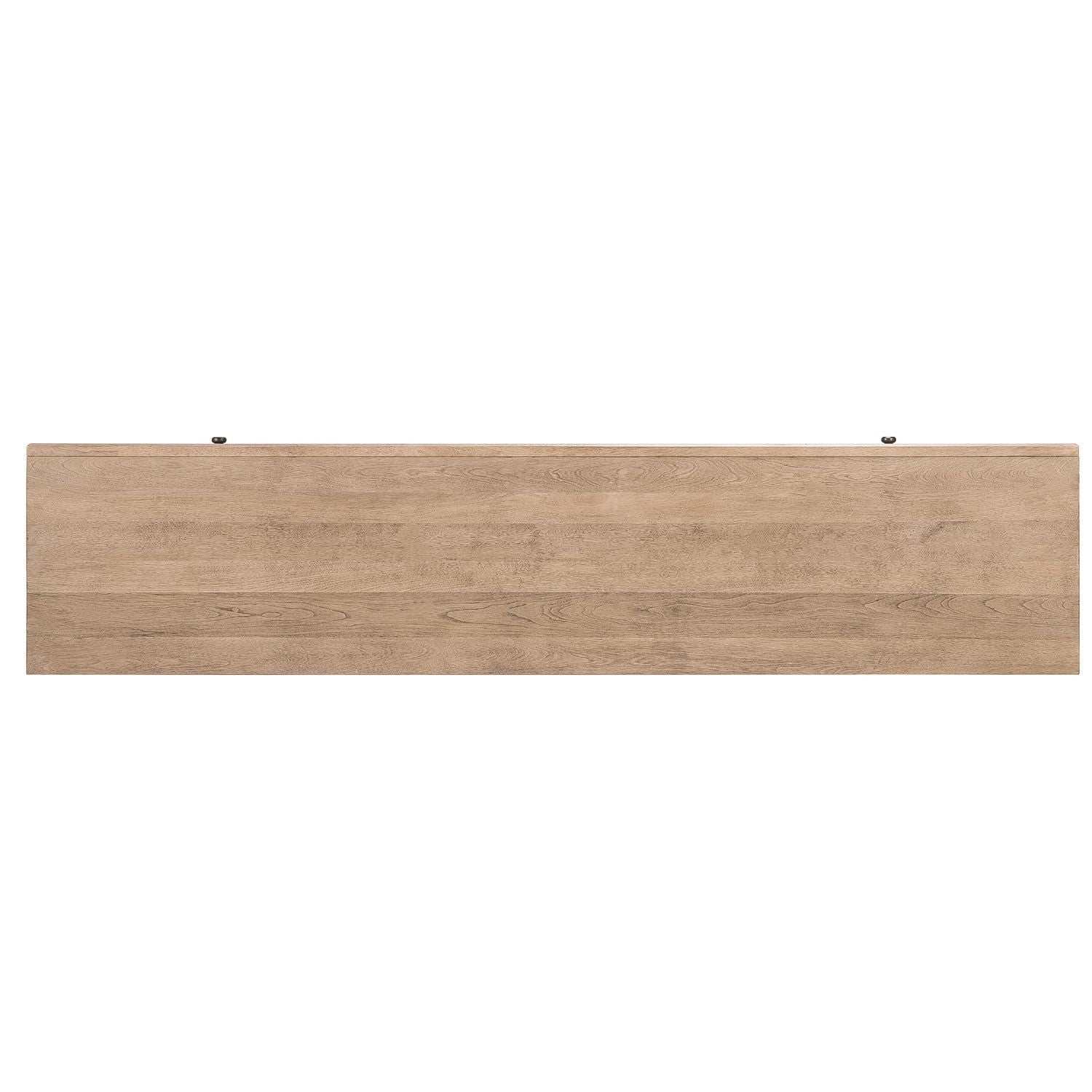 Fireplace TV Console - 82" Console With Fire FTS - Light Brown