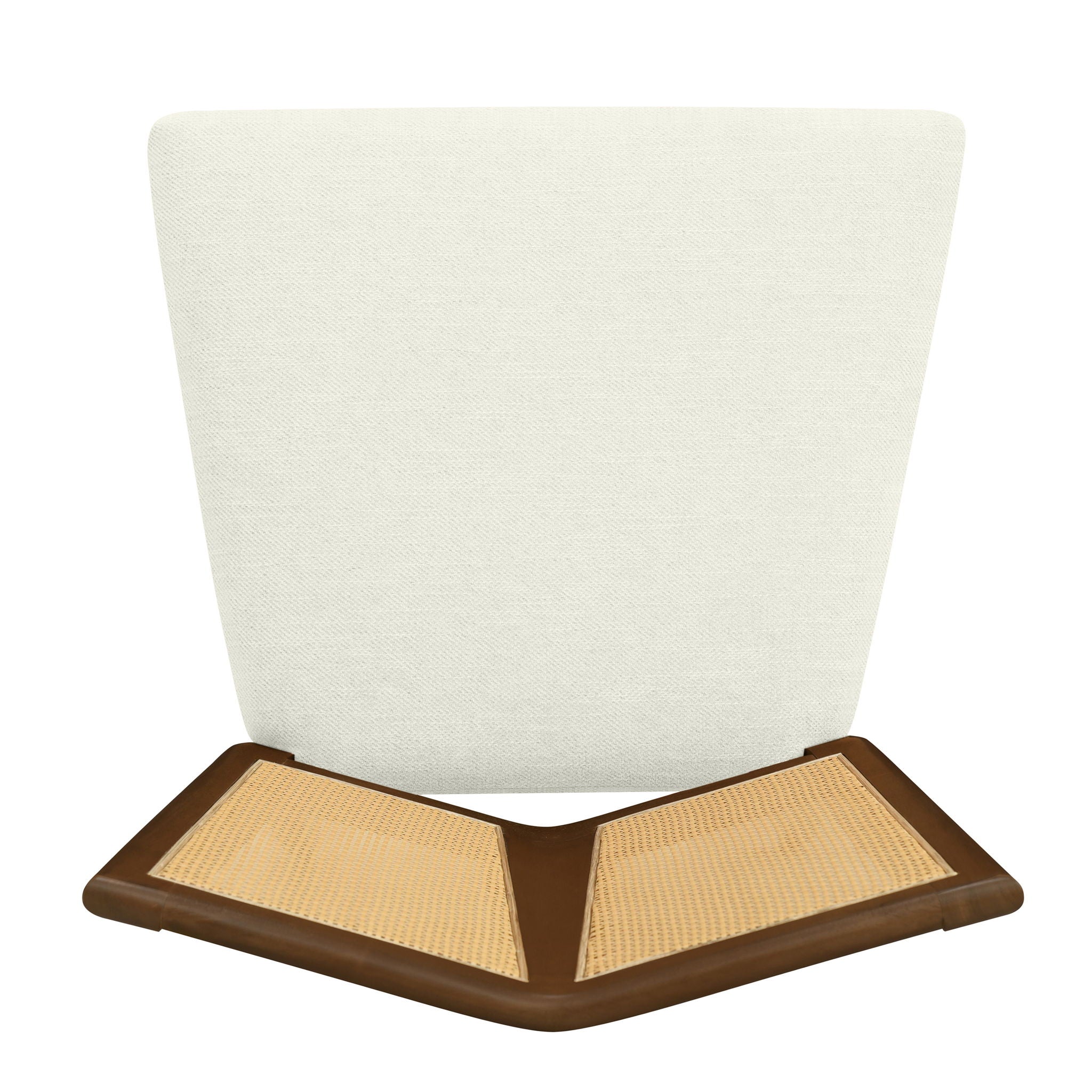 Mid Century Rattan Dining Chair Without Arms Set