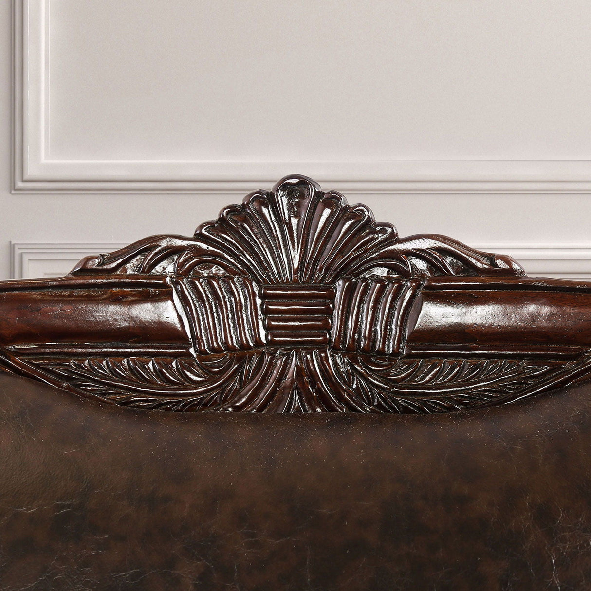 Furniture of America Elpis - Sofa - Brown / Espresso | Meri Furniture