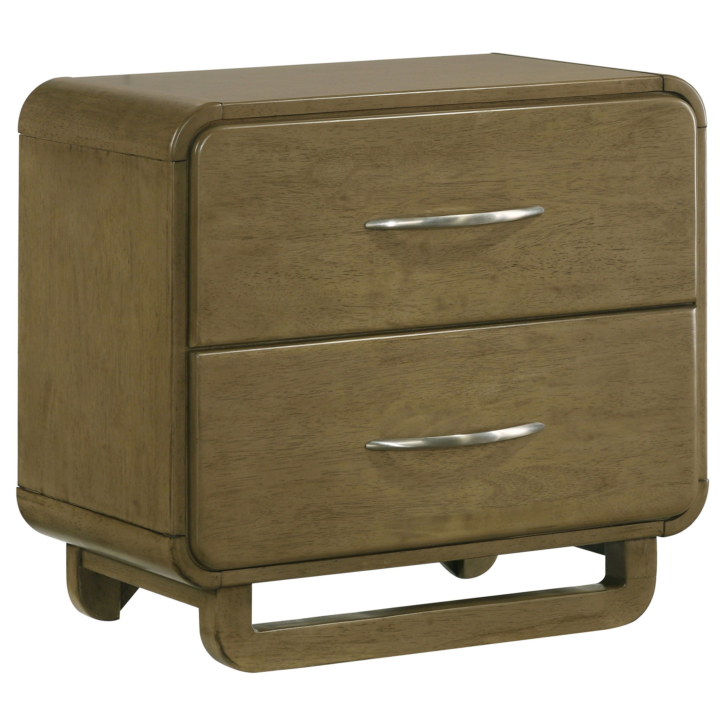 Coaster Fine Furniture Amsbury - 2-Drawer Nightstand Bedside Table - Nutmeg | Meri Furniture