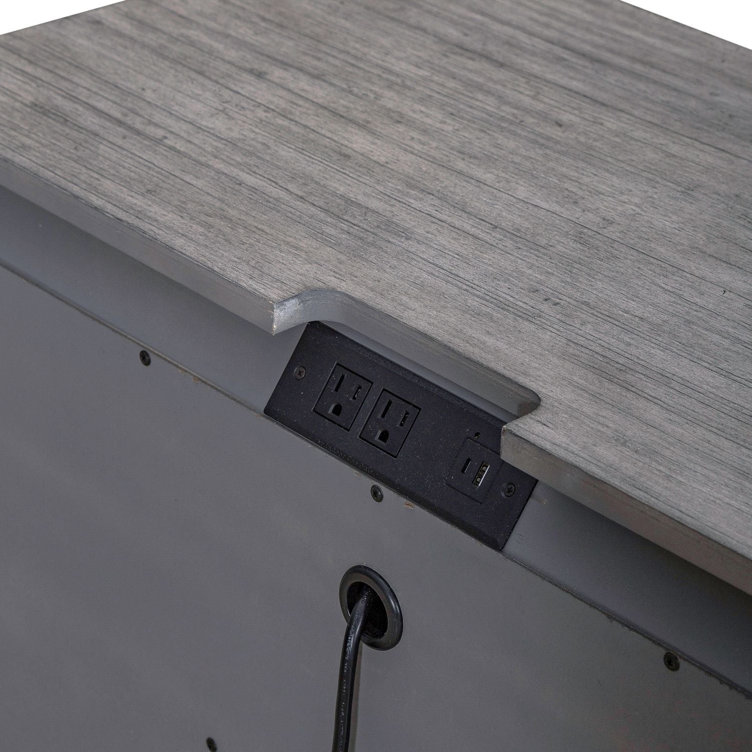 Big Valley - Bedside Chest With Charging Station