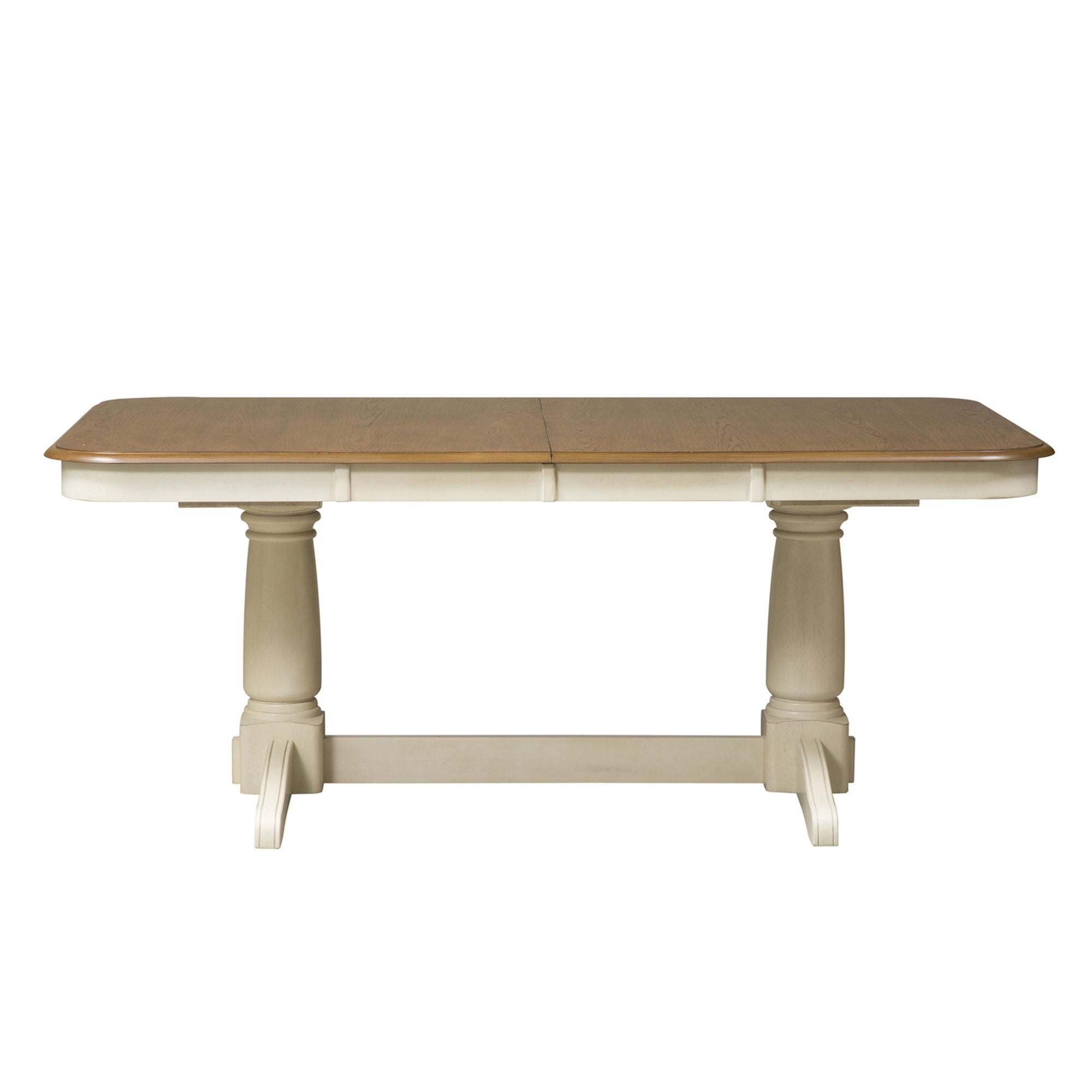Liberty Furniture Springfield - Double Pedestal Table - White | Meri Furniture