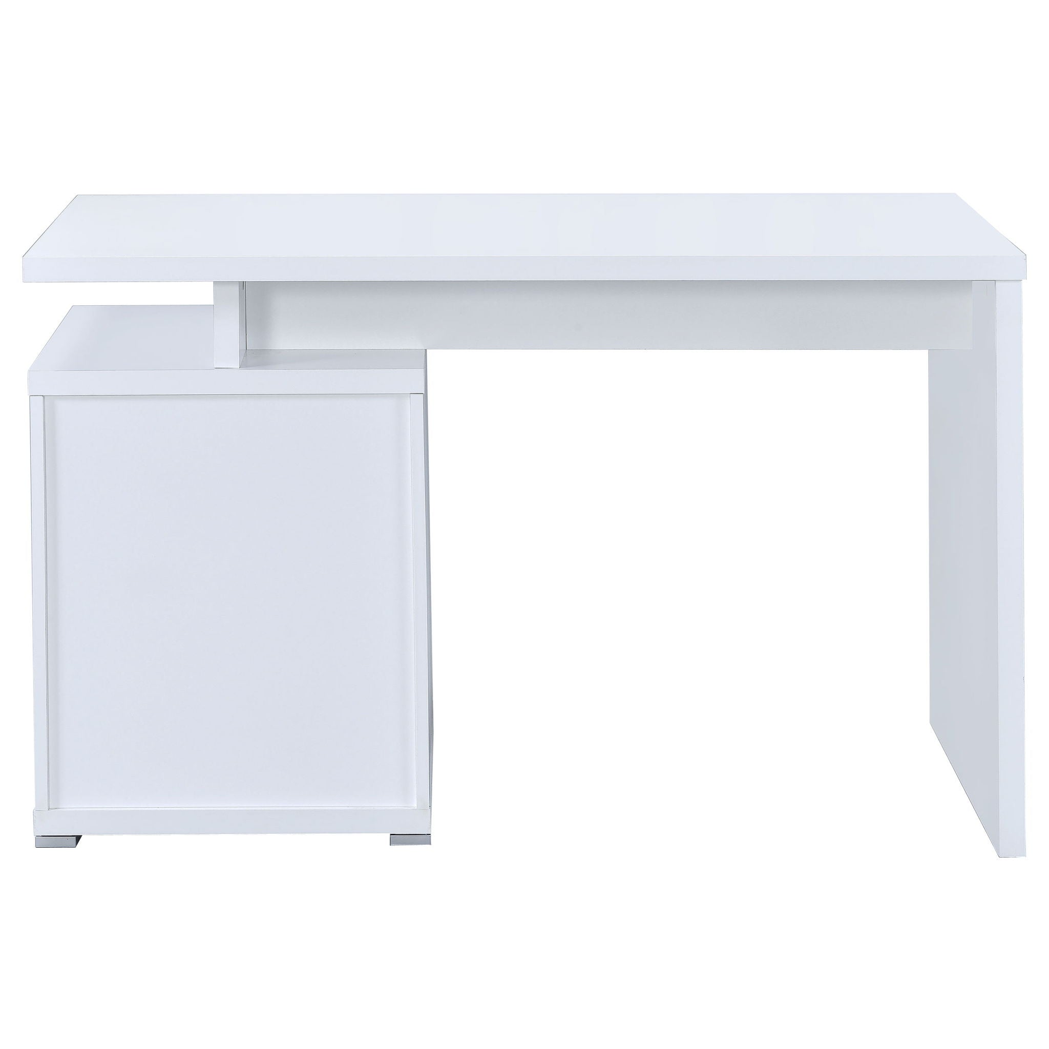 Contemporary Sleek Office Desk With 2 Drawers