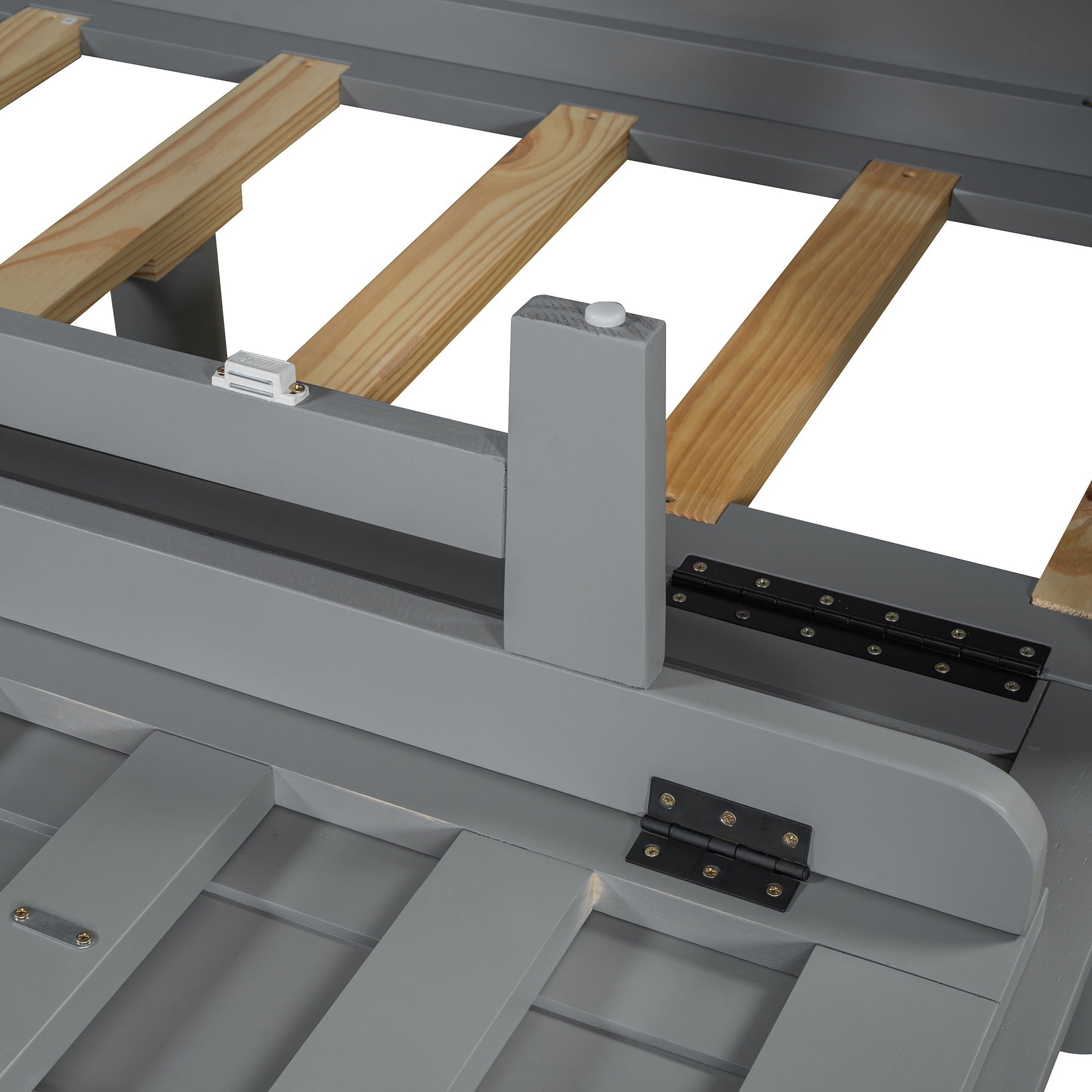 Murphy Bed With Hidden Storage & Modern Woven Design