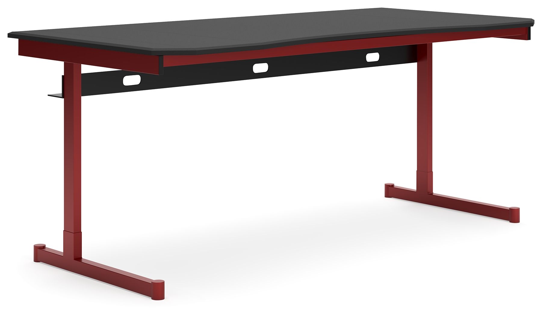 Signature Design by Ashley® Lynxtyn - Red / Black - Home Office Desk | Meri Furniture