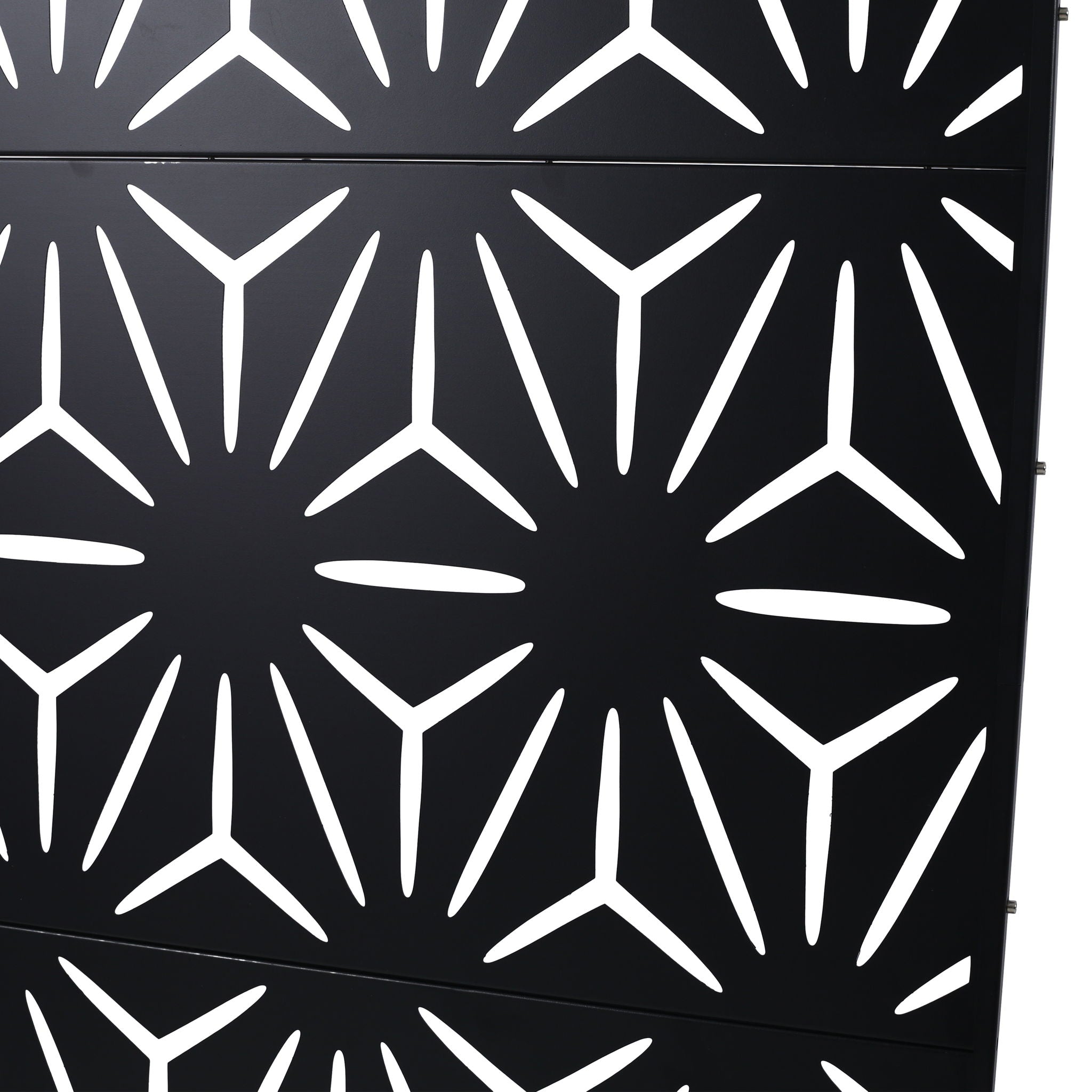 Outdoor & Indoor Metal Privacy Screen, Freestanding Decorative Panels