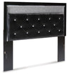 Kaydell - Uph Panel Headboard - Glitter Details