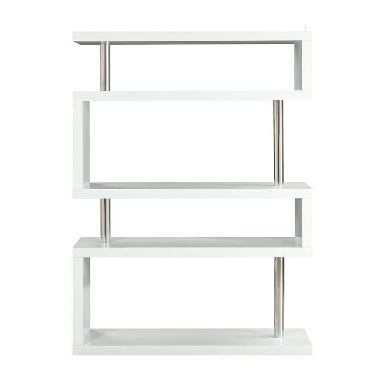 ACME Buck II - Bookshelf - White Finish | Meri Furniture