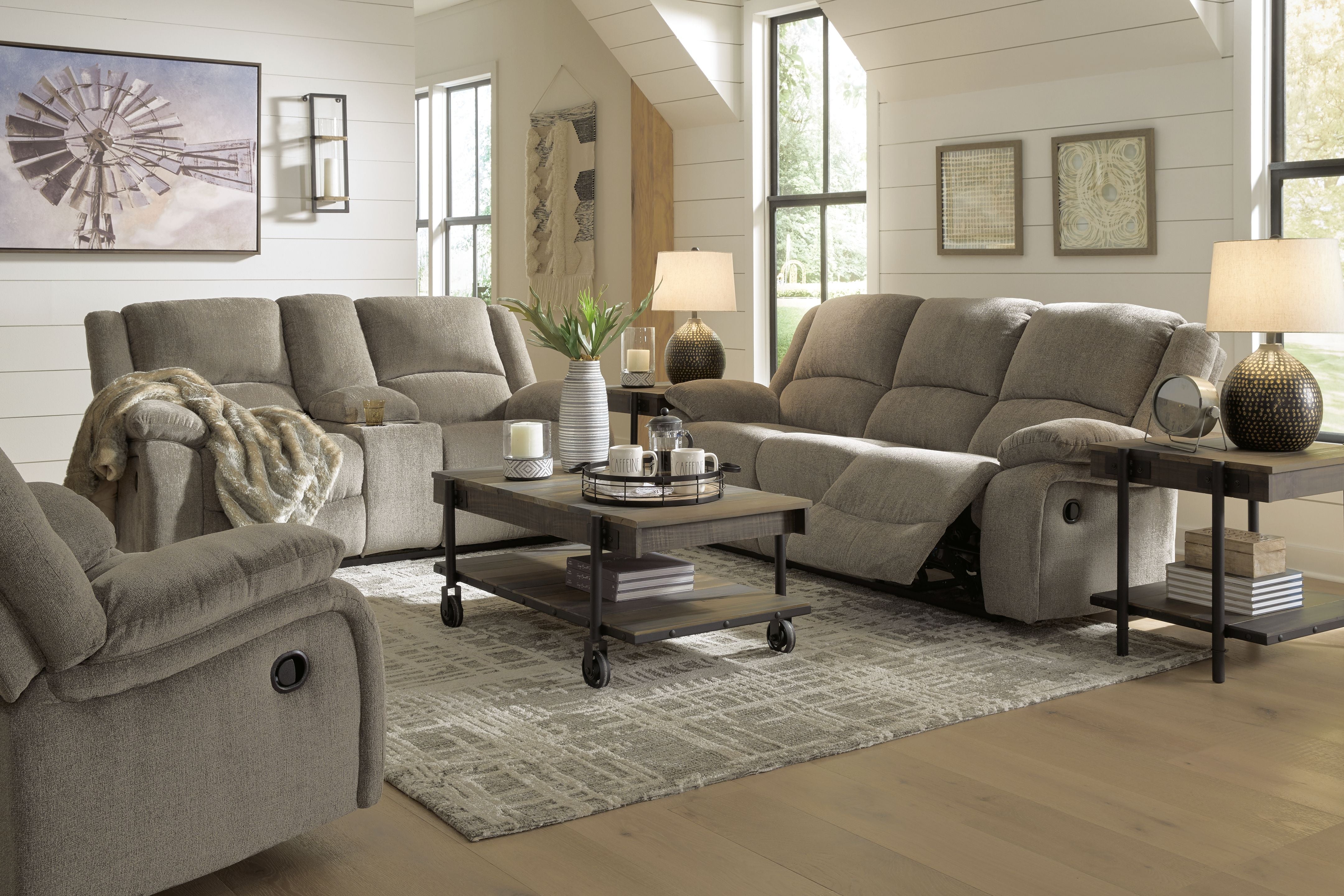 Signature Design by Ashley® Draycoll - Reclining Living Room Set | Meri Furniture