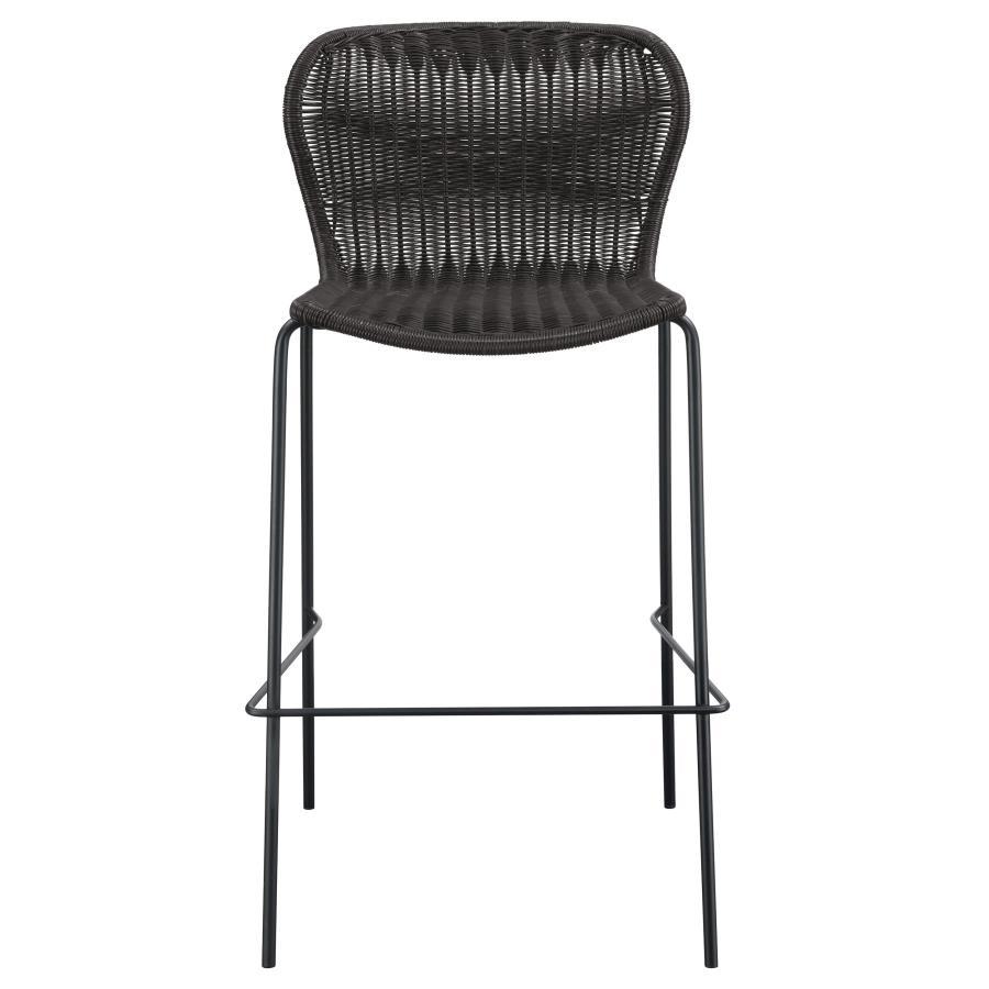 Coaster Fine Furniture Mckinley - Faux Rattan Metal Chair (Set of 2) | Meri Furniture