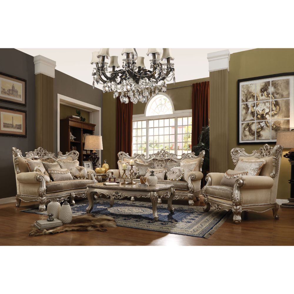 ACME Ranita - Sofa - Fabric & Champagne | Meri Furniture