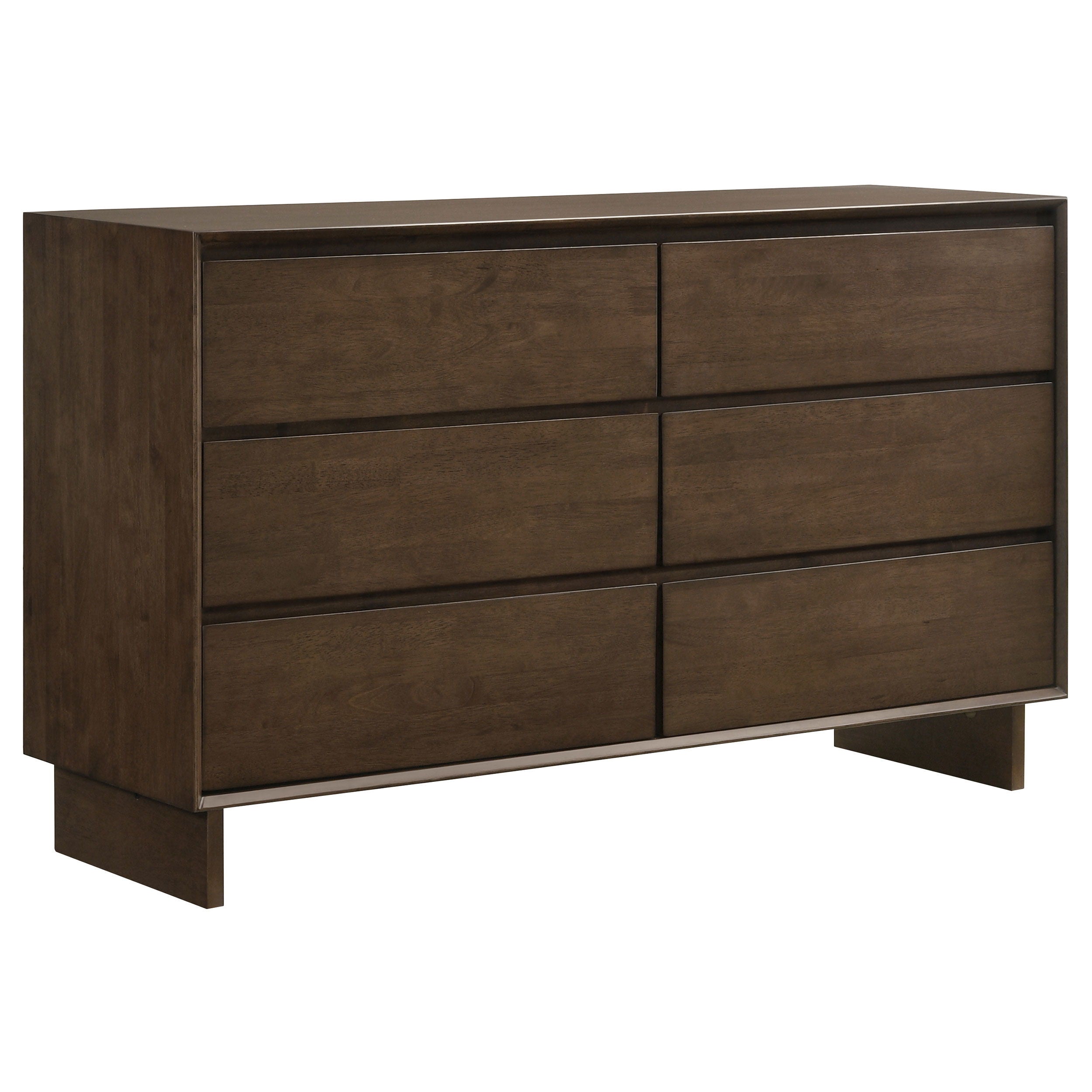 Coaster Fine Furniture Glenwood - 6-Drawer Dresser Cabinet - Warm Brown | Meri Furniture