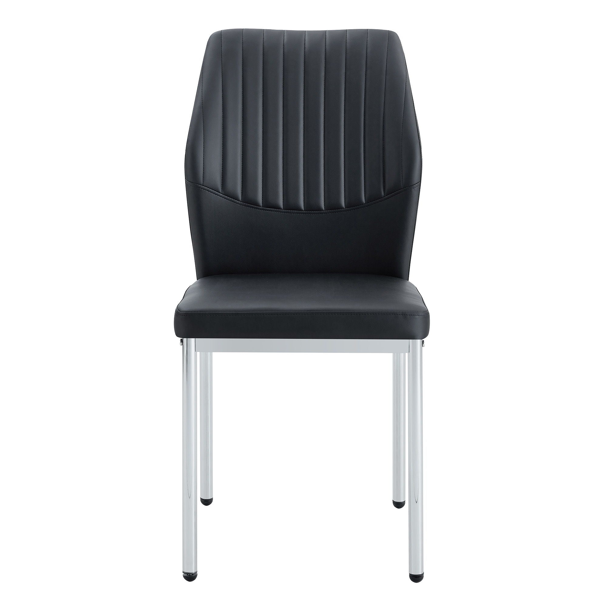 Luxury Simple High Resilience Dining Chair With Metal Legs