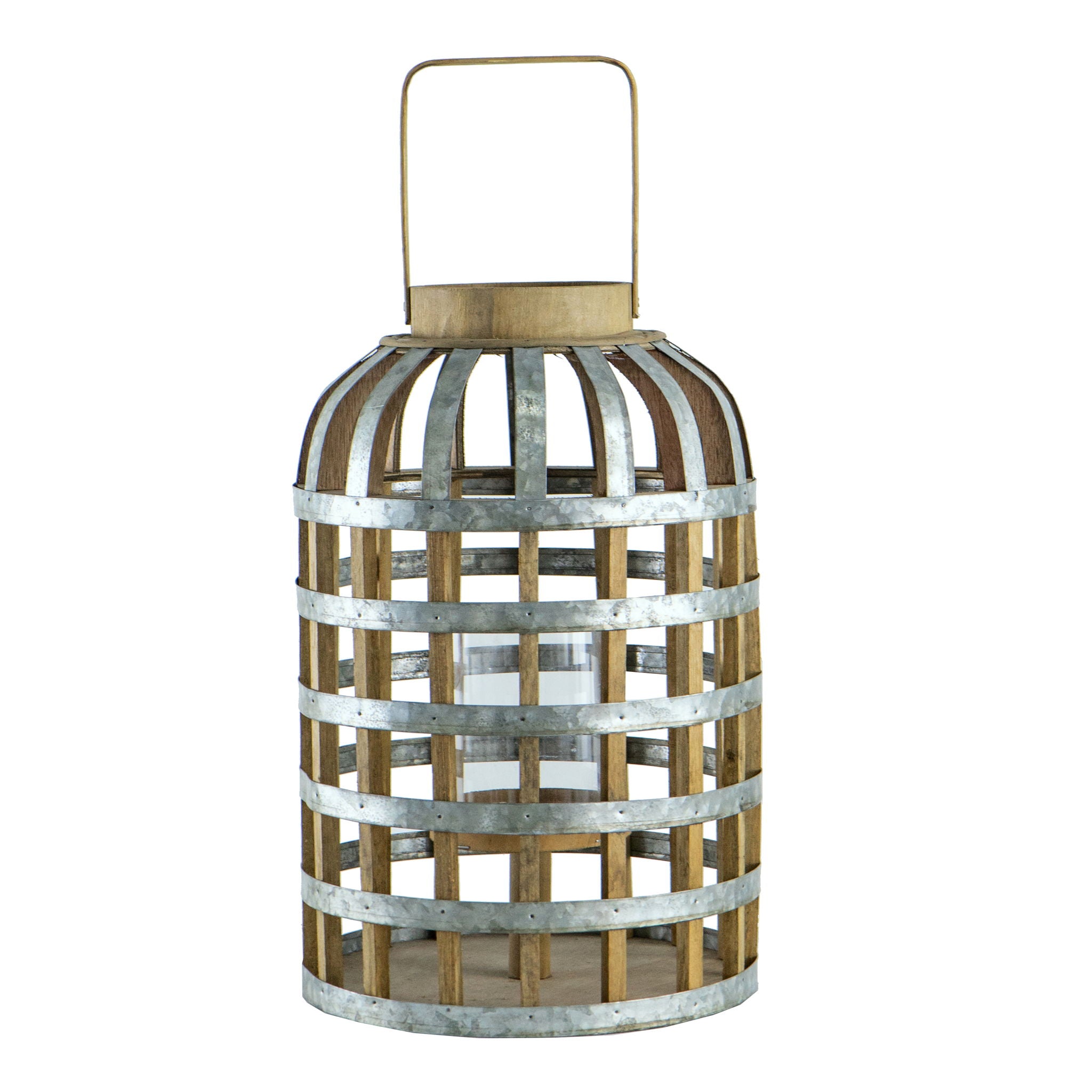 Decorative Lantern With Handle, Wooden Lantern For Indoor Outdoor, Home Garden Wedding