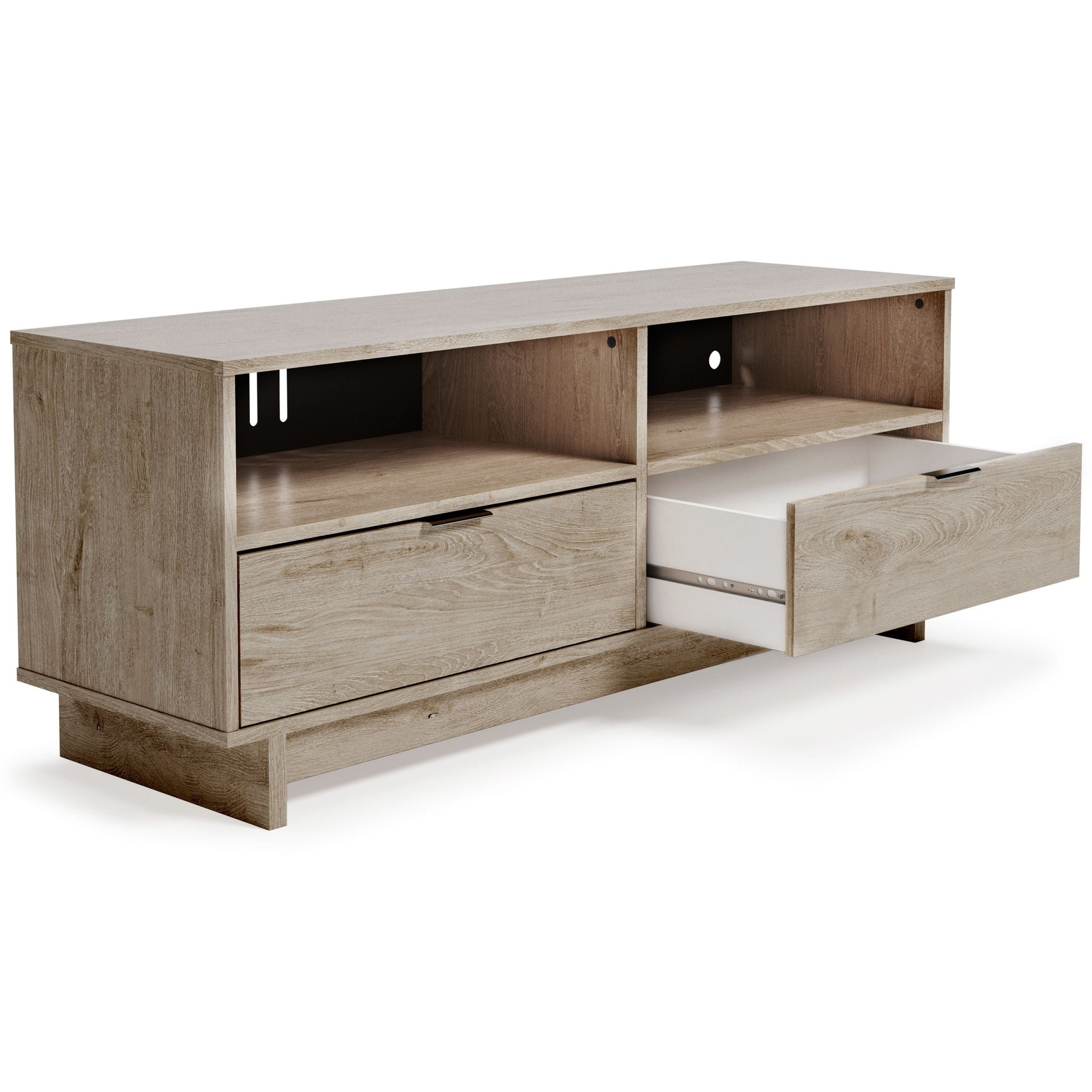 Ashley Furniture Oliah - Natural - Medium TV Stand | Meri Furniture