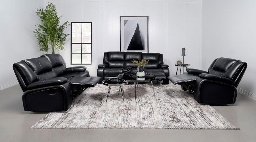 Coaster Fine Furniture Camila - Upholstered Motion Reclining Loveseat | Meri Furniture