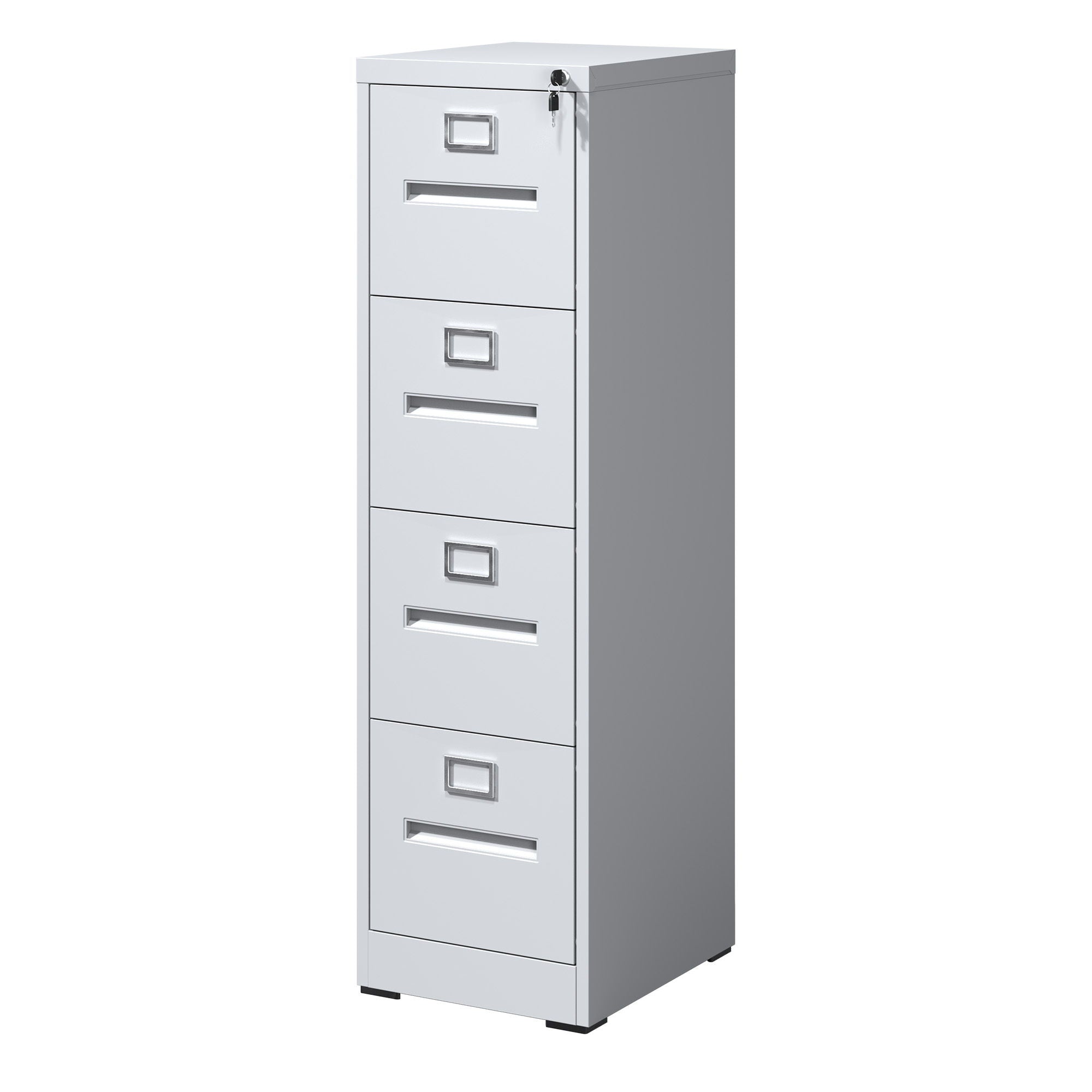 Premium Drawer File Cabinet With Lock, Metal Vertical Design, A4 Legal / Letter Size