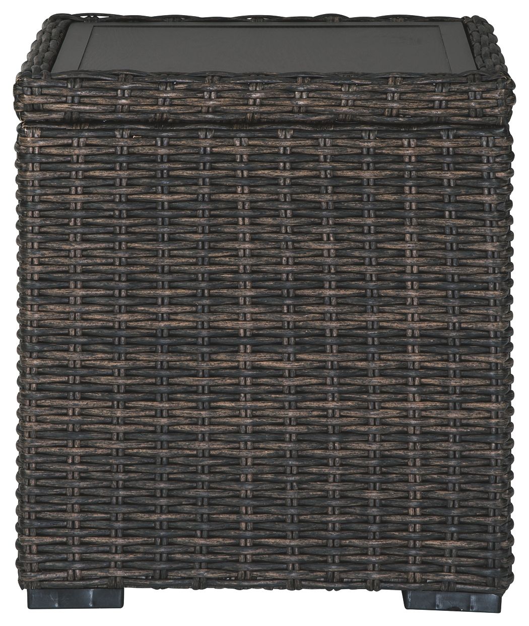 Ashley Furniture Grasson - Brown - Square End Table | Meri Furniture