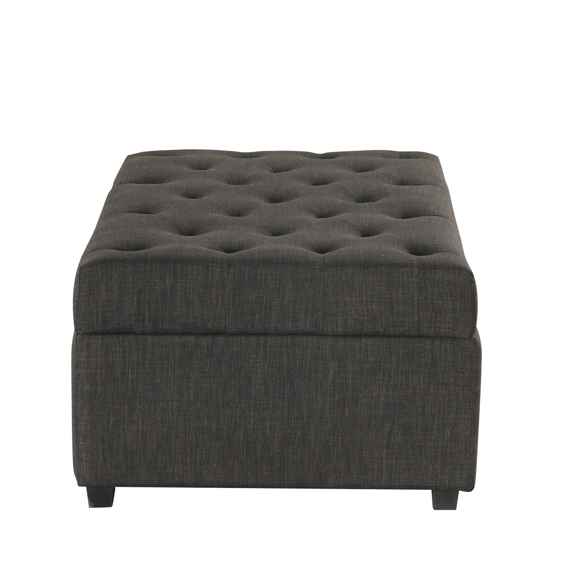 Convertible Folding Sofa Bed Ottoman With Memory Mattress And Tufted Design