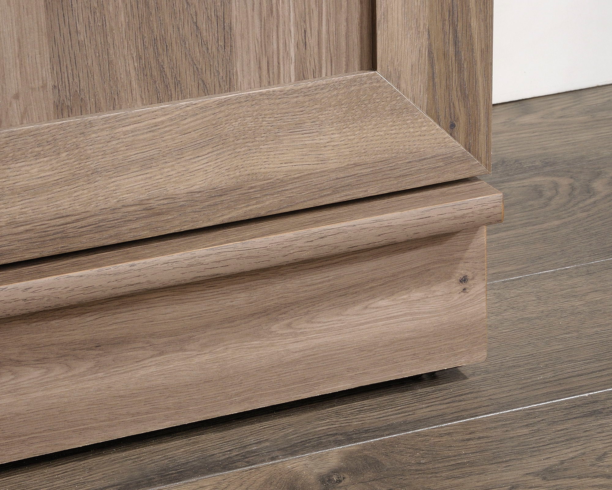 Tall Storage Cabinet in Salt Oak