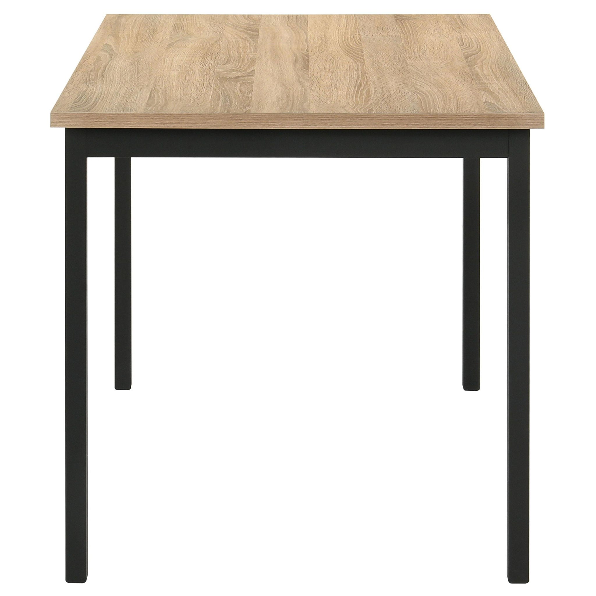 Garza Rectangular 48-inch Dining Table Greige Oak