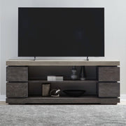 Piedmont - 84'' TV Console - Charcoal / Ash