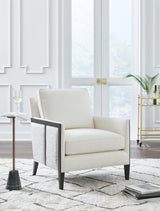 Ardenworth - Black / Ivory - Accent Chair