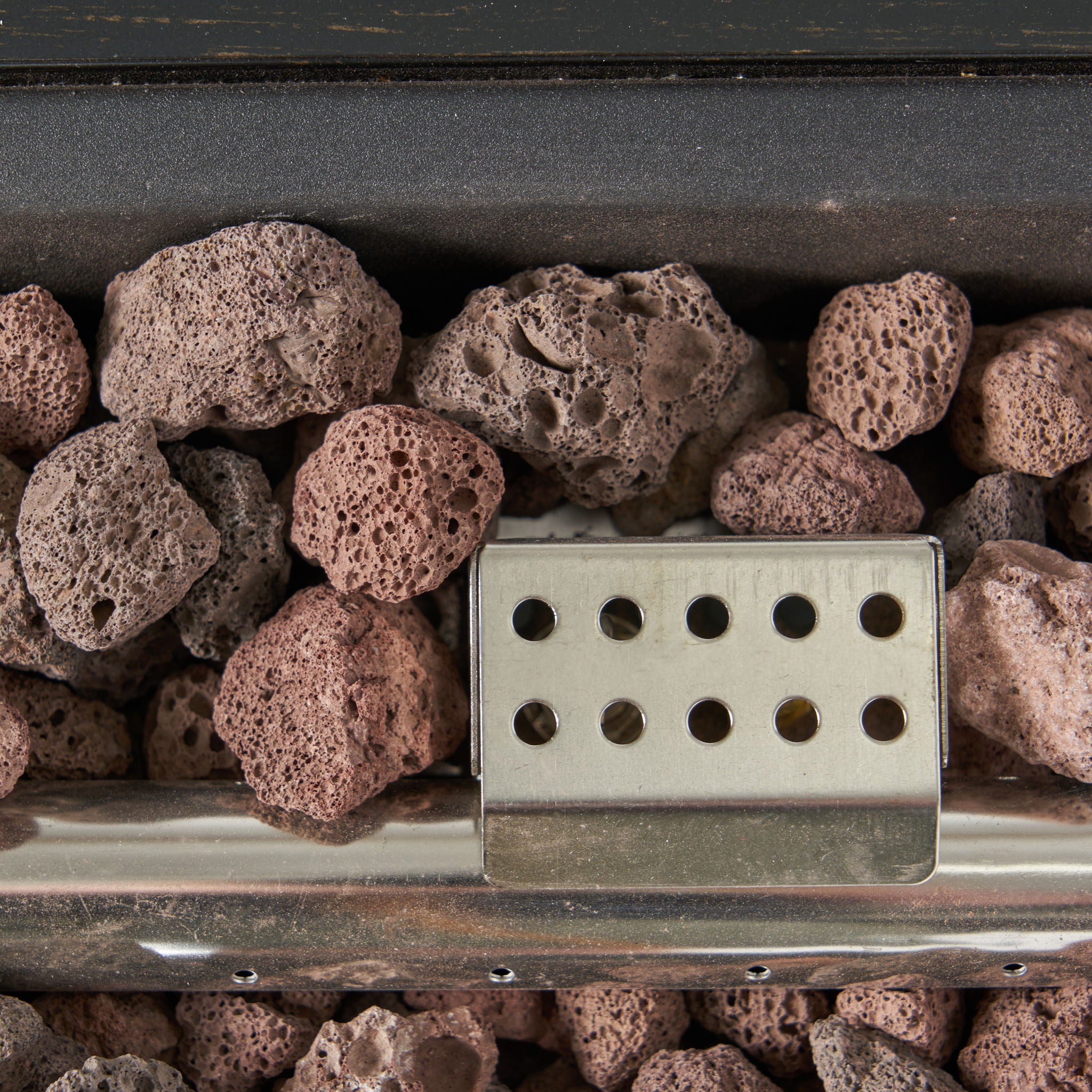 Modern Rectangular Iron Fire Pit 50,000 Btu