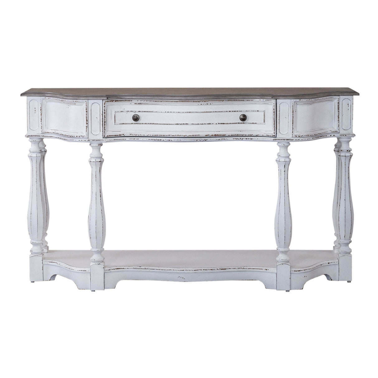 Liberty Furniture Magnolia Manor - Hall Console Table - White | Meri Furniture