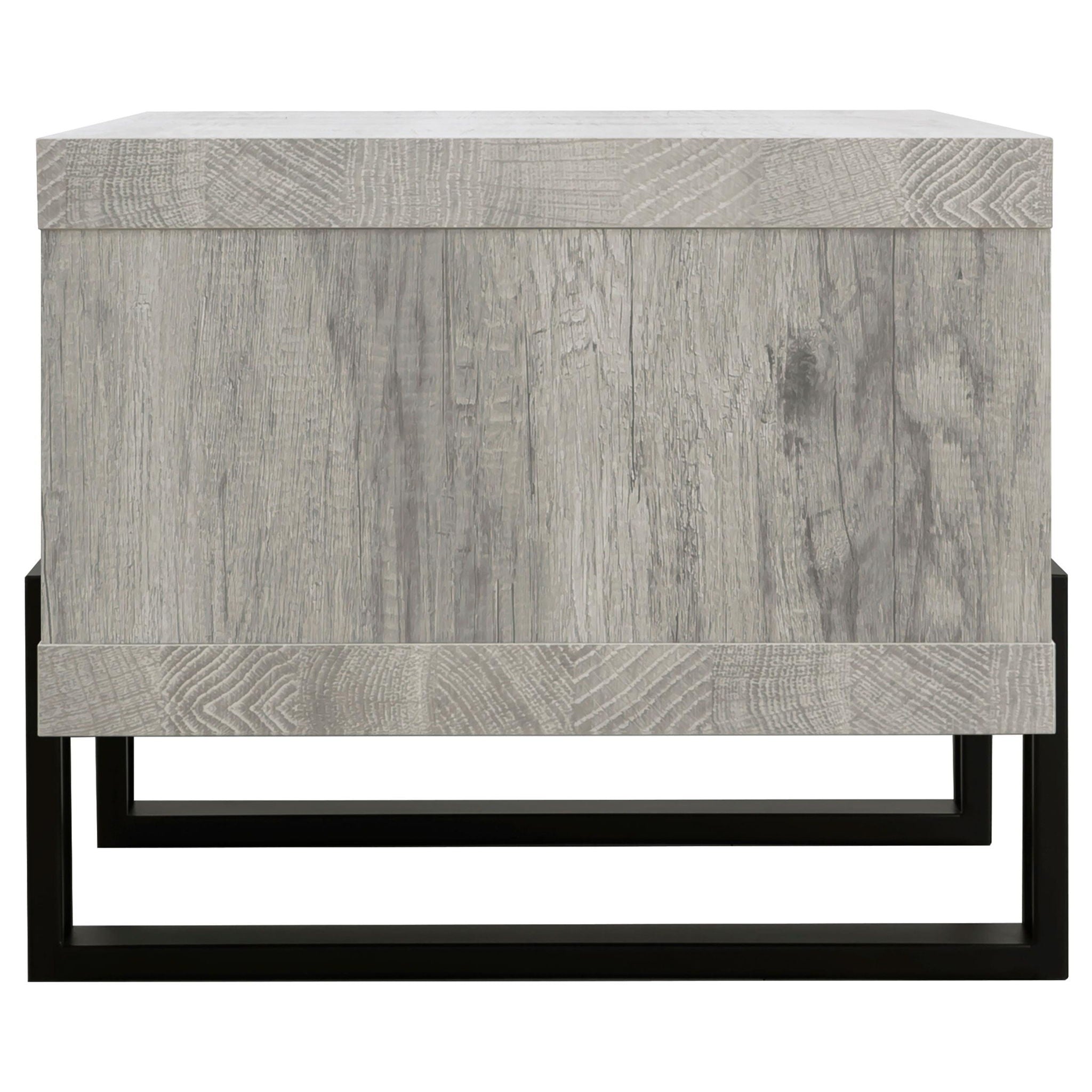 Dinard Engineered Wood Cocktail Coffee Table Grey Driftwood