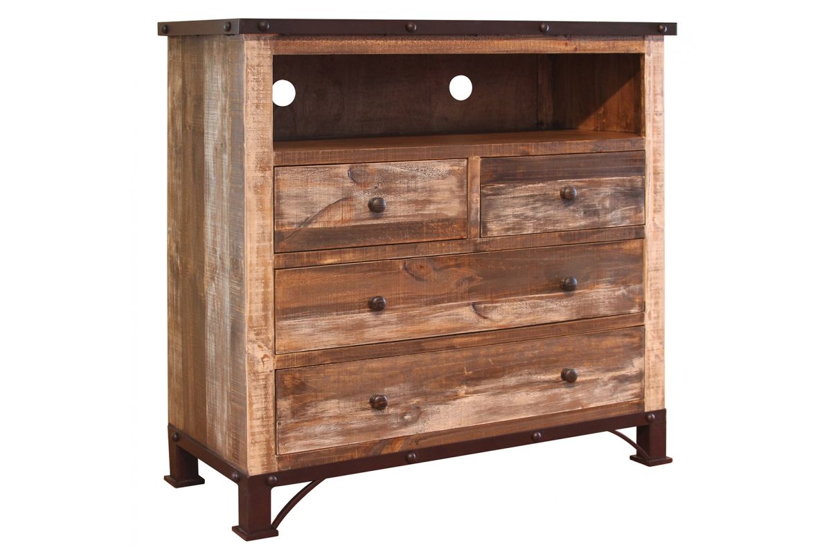 International Furniture Direct Antique - Drawer Chest | Meri Furniture