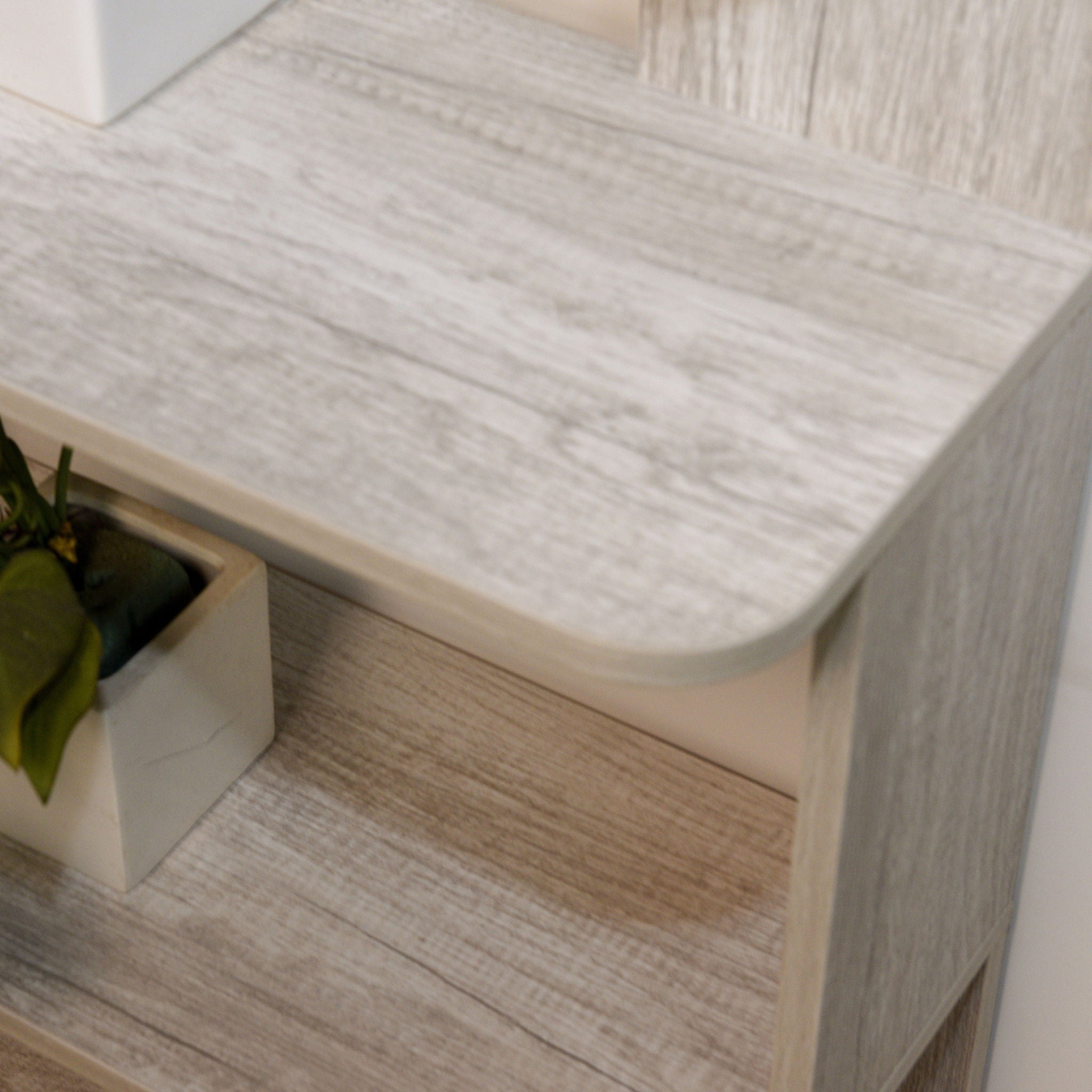 L-Shaped Corner Bookshelf