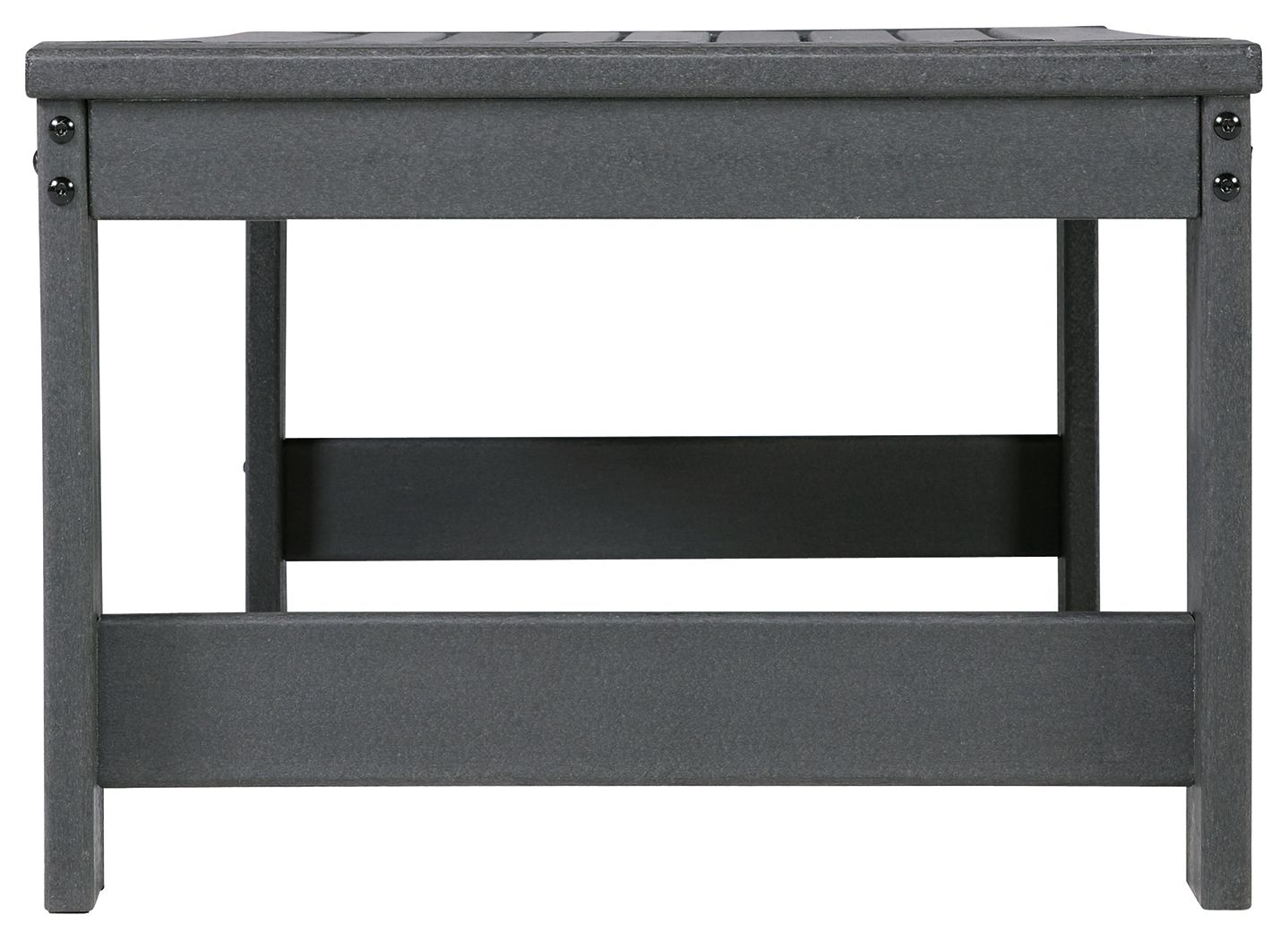 Ashley Furniture Amora - Charcoal Gray - Rectangular Cocktail Table | Meri Furniture