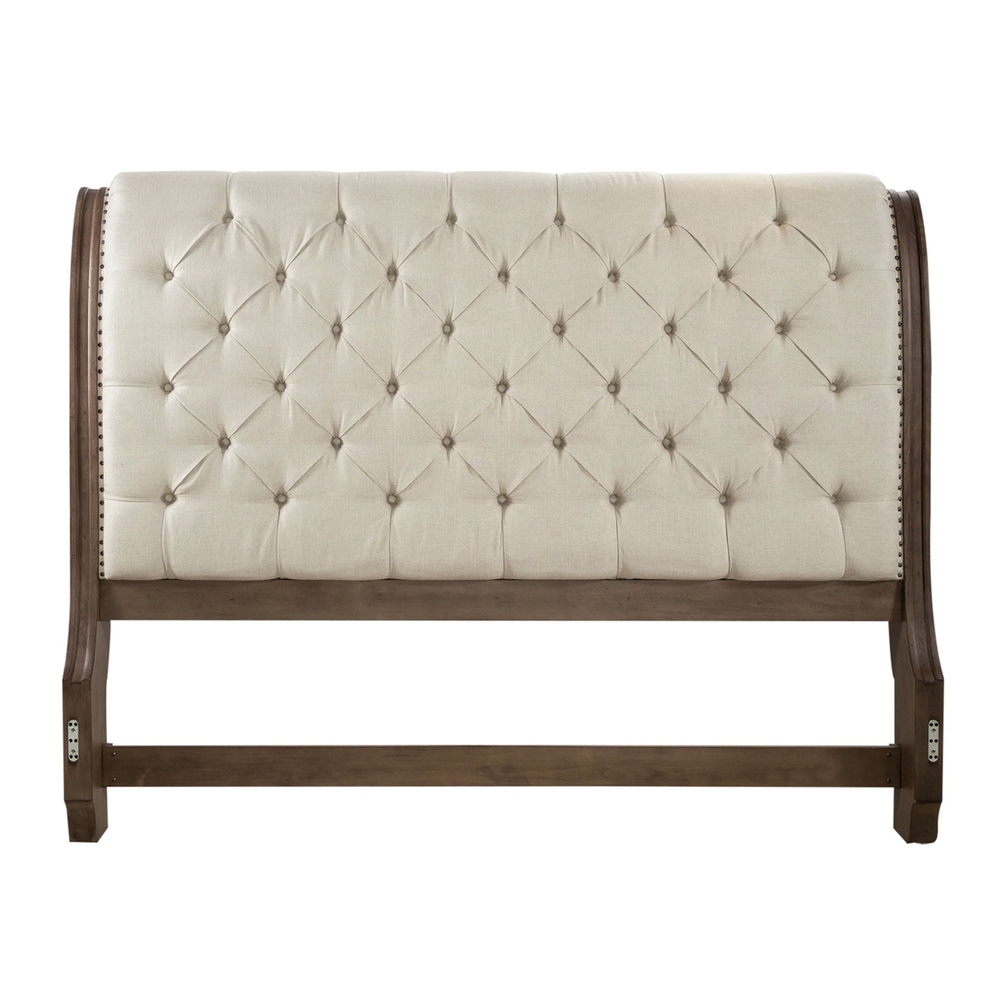 Liberty Furniture Americana Farmhouse - Upholstered Sleigh Headboard | Meri Furniture