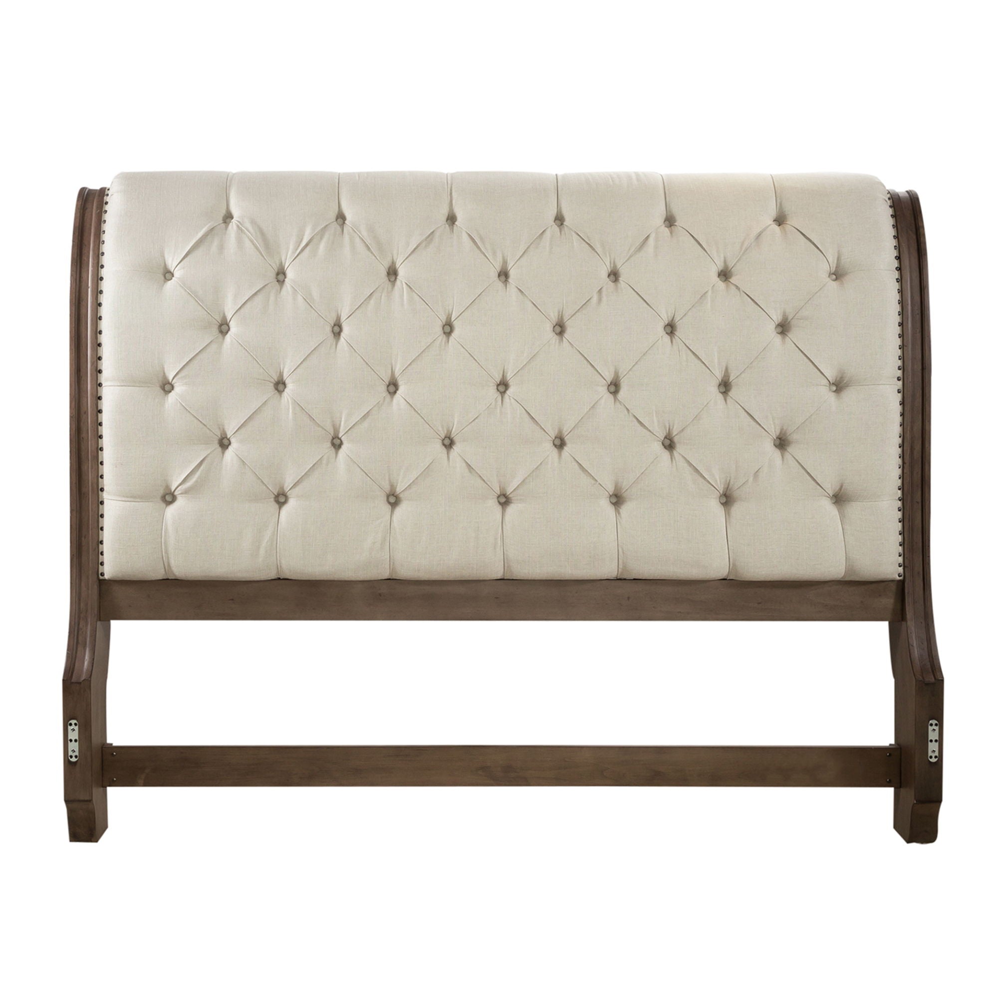 Liberty Furniture Americana Farmhouse - Upholstered Sleigh Headboard | Meri Furniture