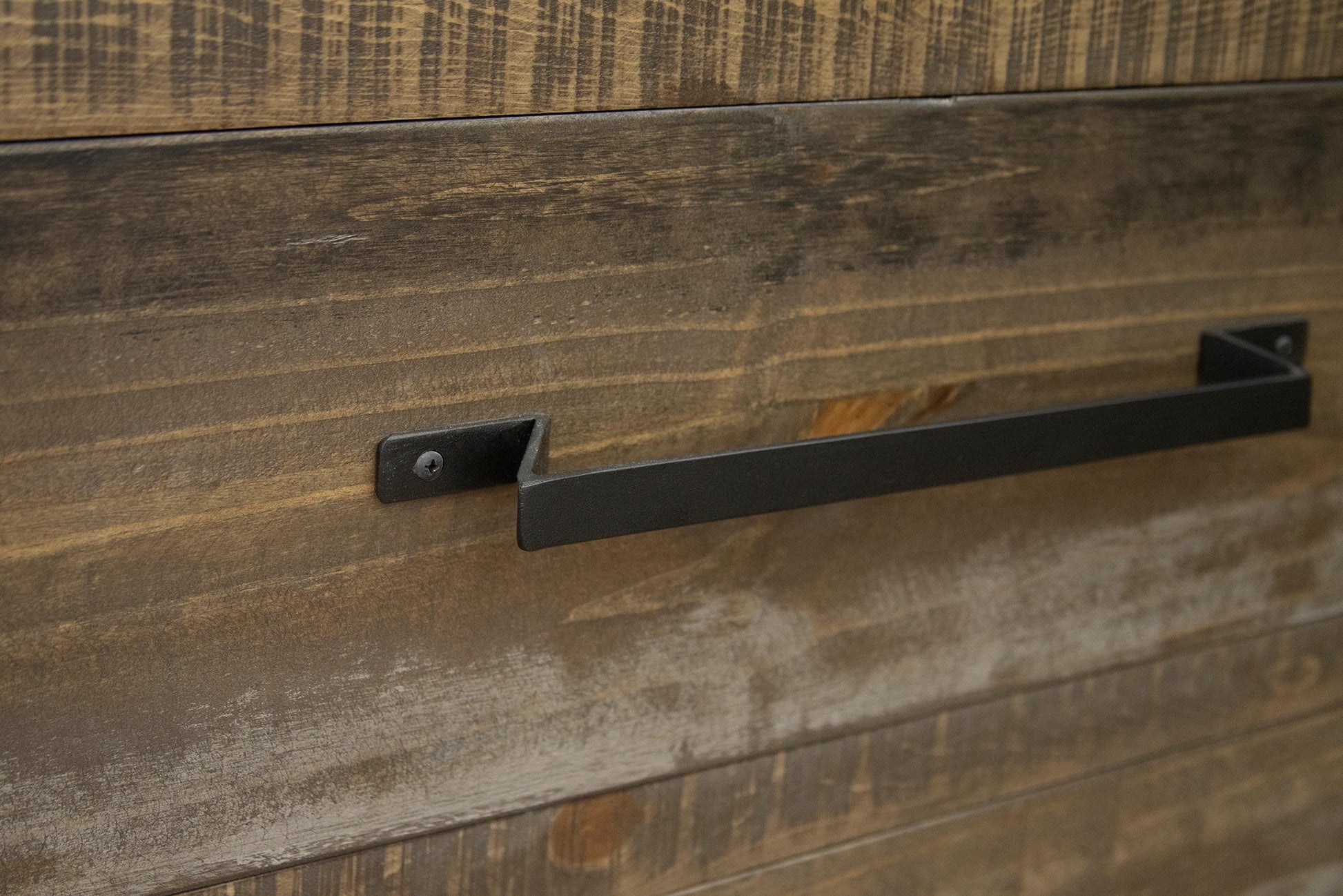 International Furniture Direct Loft Brown - Server - Two Tone Gray / Brown | Meri Furniture
