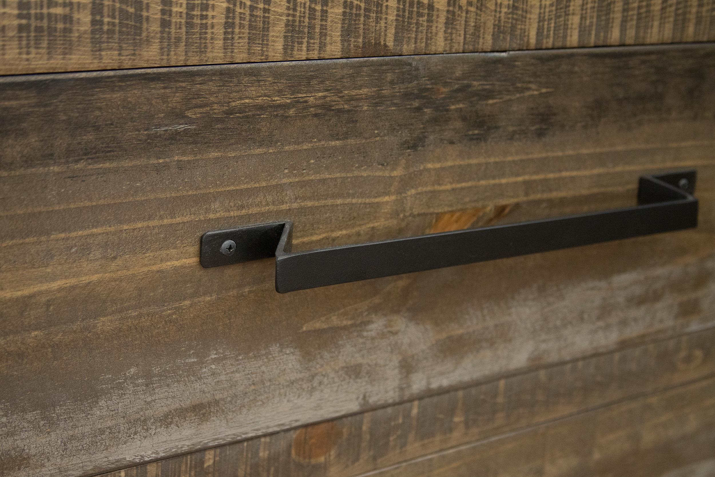 International Furniture Direct Loft Brown - Server - Two Tone Gray / Brown | Meri Furniture