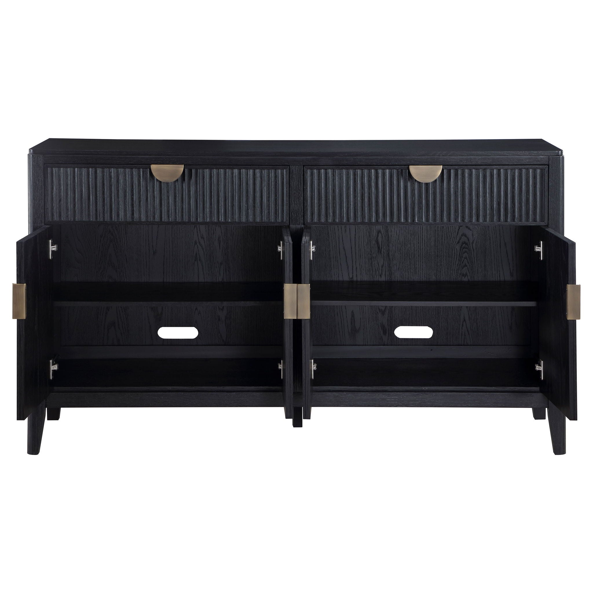 Mason - 2 Drawer Sideboard Storage Furniture - Black