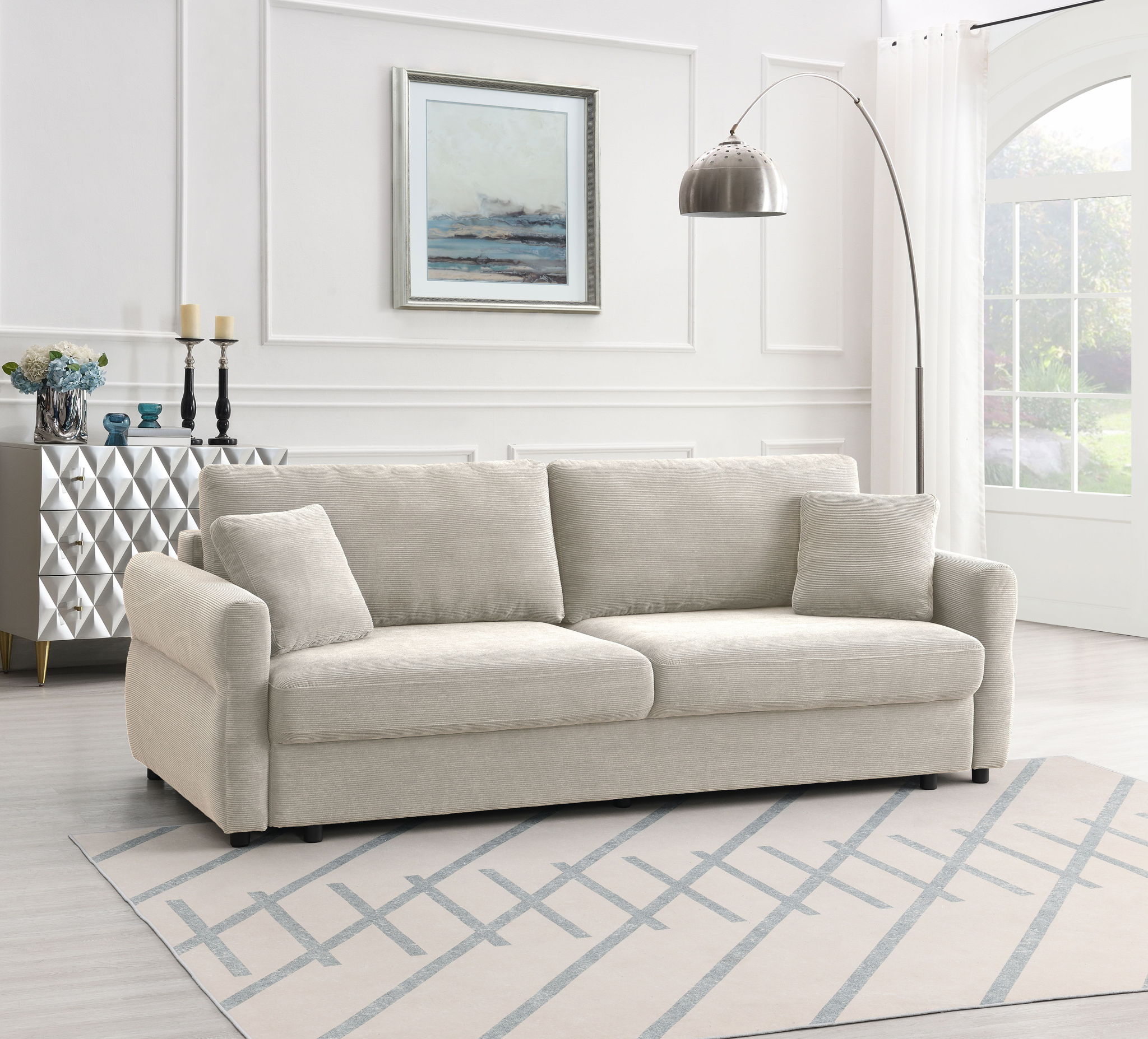 Haran - Pull Out Sleeper Sofa With Storage