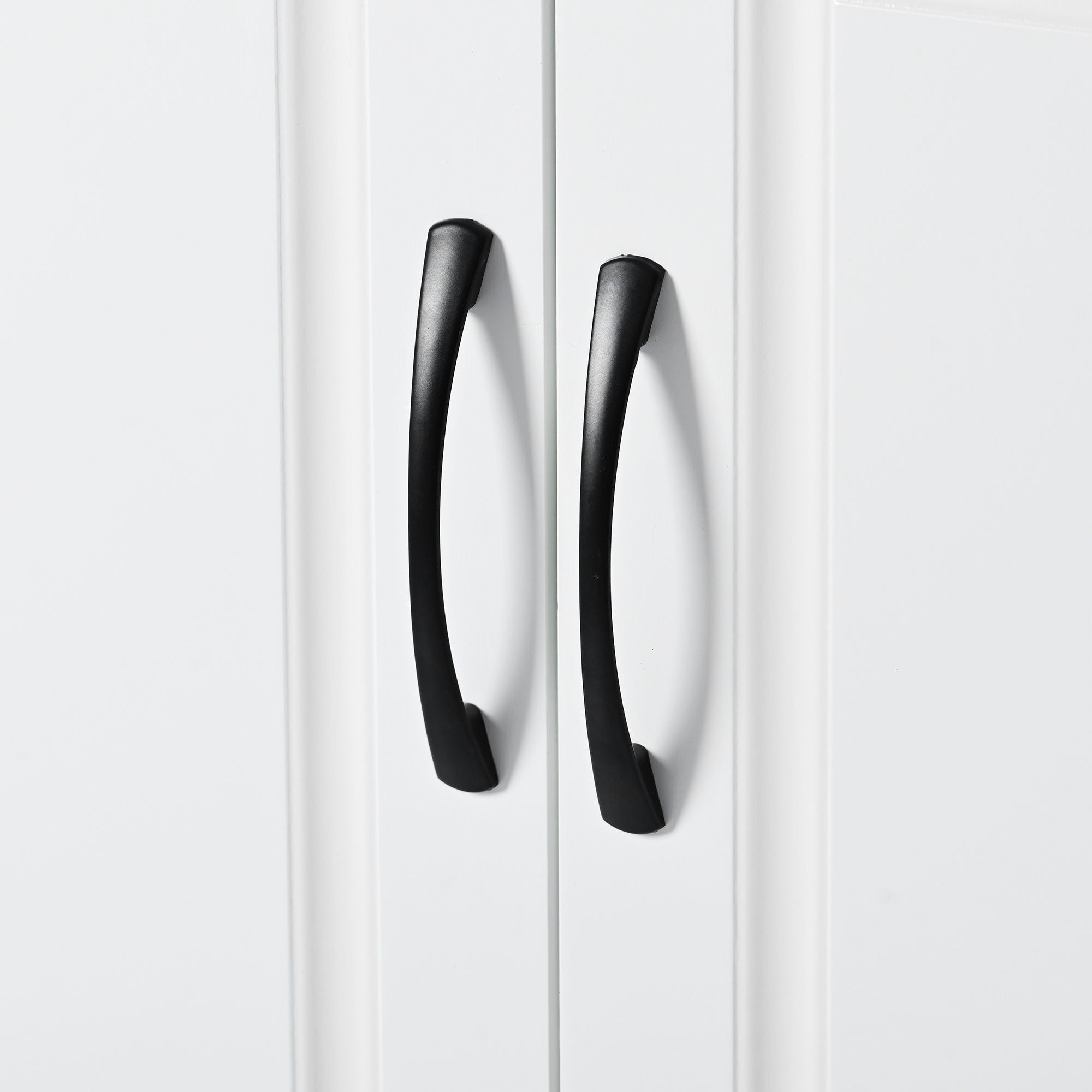 Sleek And Modern Shoe Cabinet With Adjustable Shelves, Space Saving Design