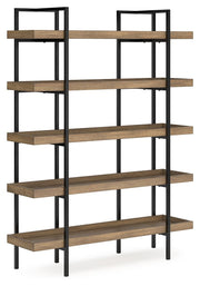 Signature Design by Ashley® Montia - Light Brown - Bookcase | Meri Furniture