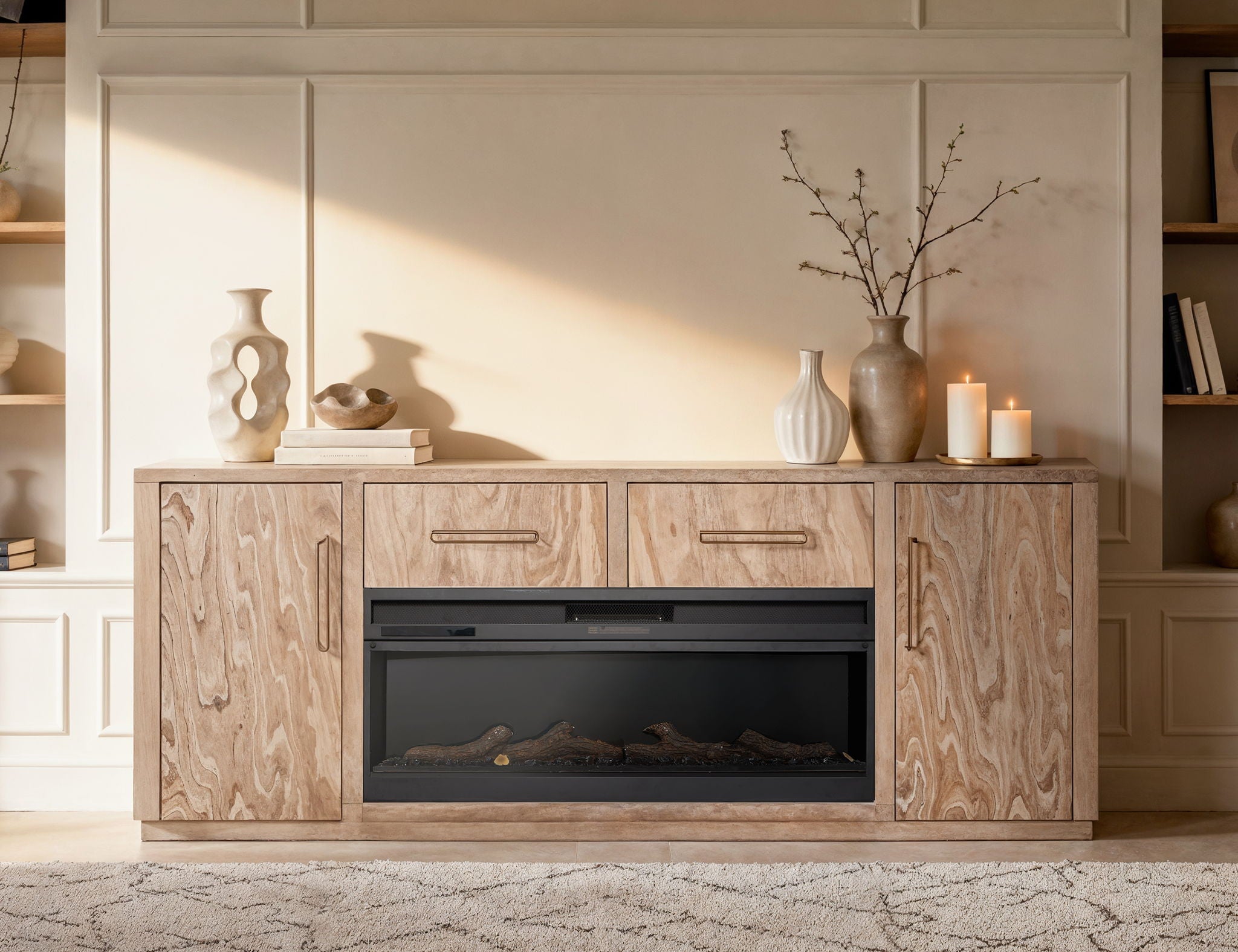 Balam - TV Stand For Fire Place