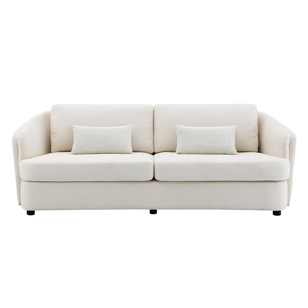 ACME Mariko - Sofa With 2 Pillows - Beige Linen | Meri Furniture